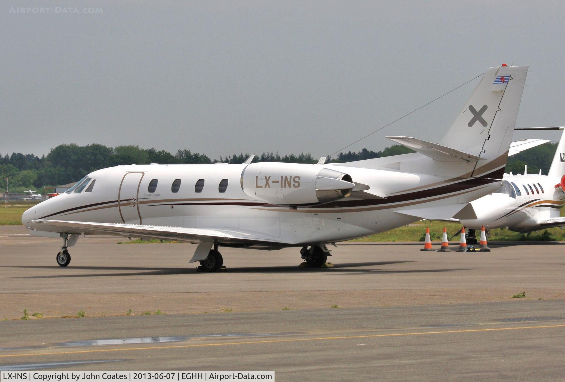 LX-INS, 2007 Cessna 560 Citation Excel C/N 560-5727, At Signatures