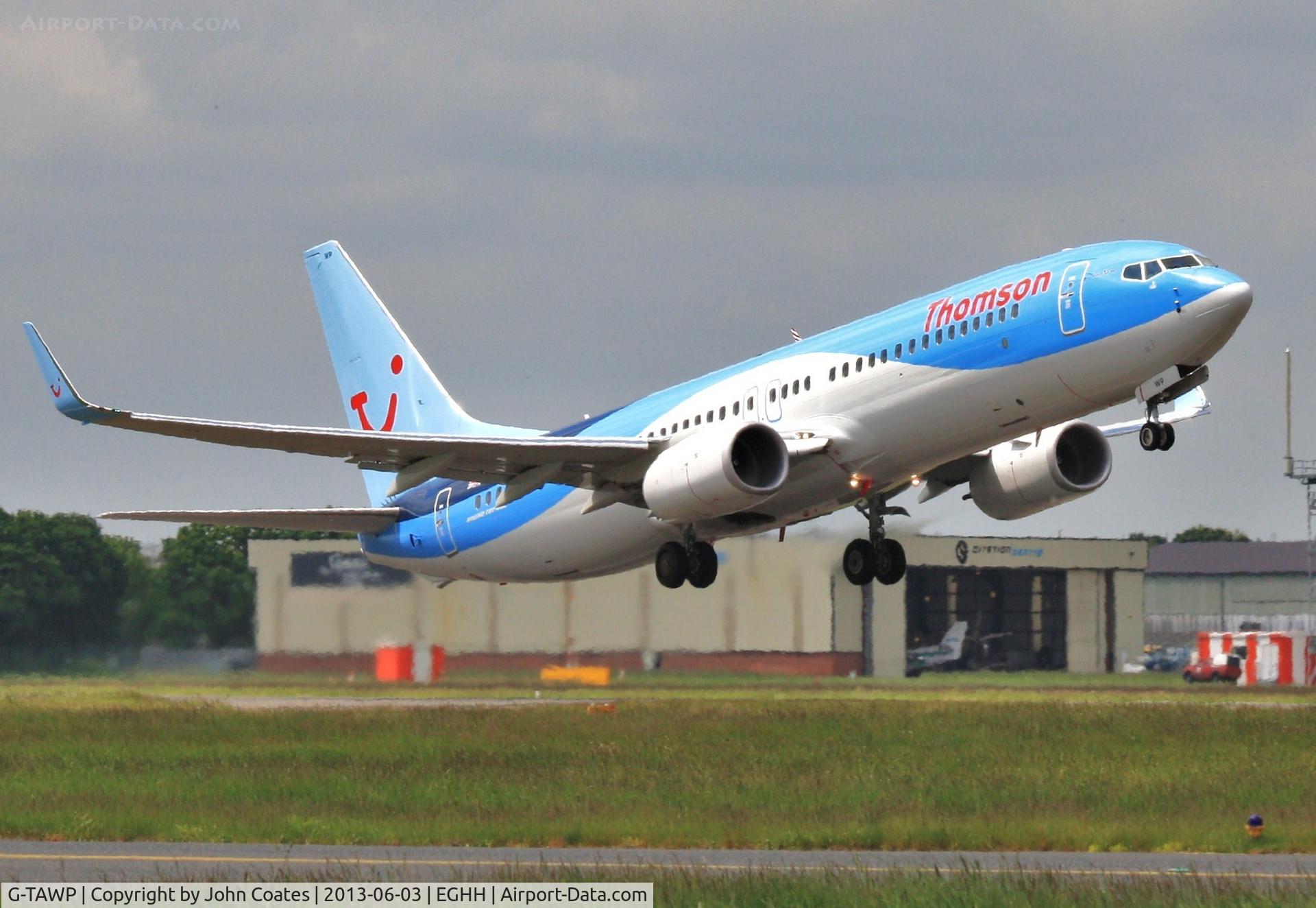 G-TAWP, 2013 Boeing 737-8K5 C/N 37257, Resident lifting off 26