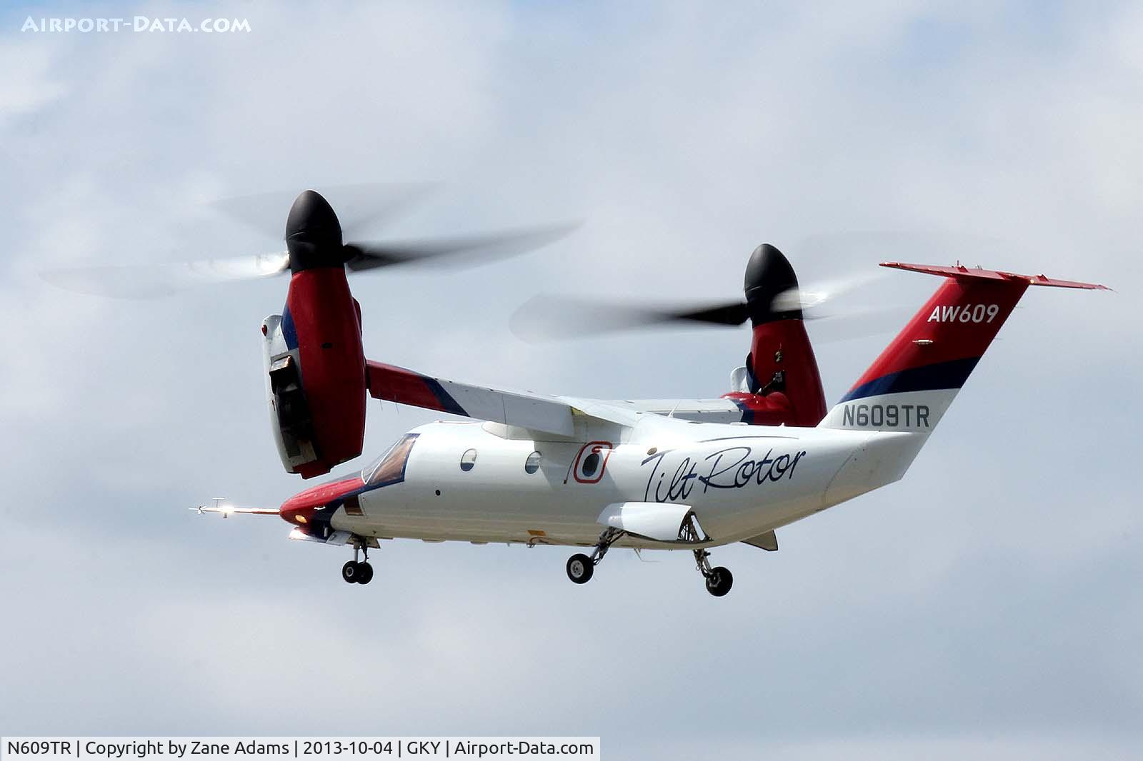 N609TR, 2003 Bell 609 C/N 60001, Departing Arlington Municipal Airport