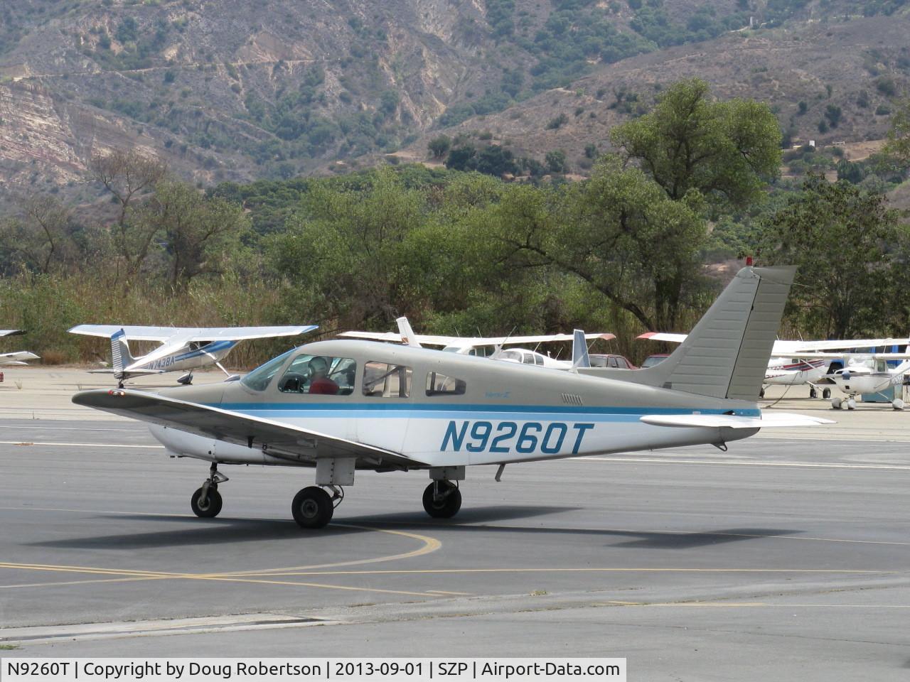 N9260T, 1985 Piper PA-28-161 Warrior II C/N 28-8616033, 1985 Piper PA-28-161 WARRIOR II, Lycoming O-320-D3G 160 Hp, taxi