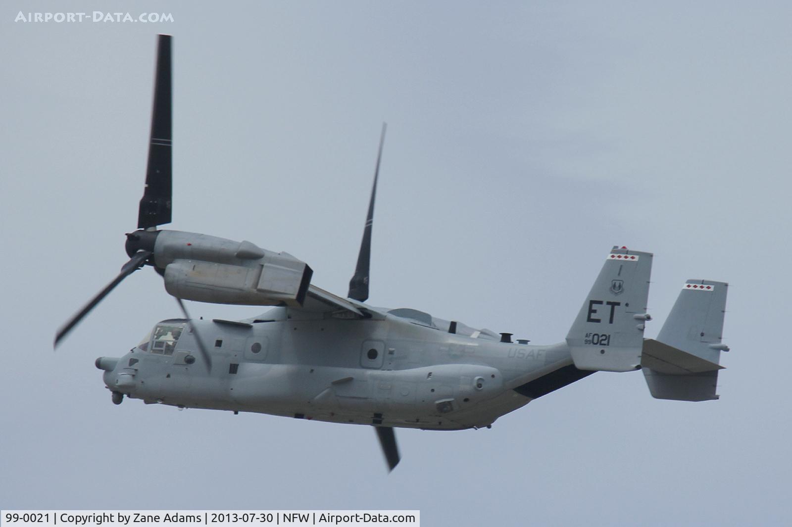 99-0021, 1998 Bell-Boeing CV-22B Osprey C/N D0025, Departing Navy Fort Worth