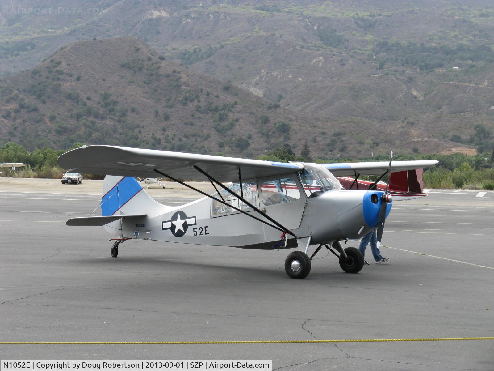 N1052E, 1946 Aeronca 7AC Champion C/N 7AC-4603, 1946 Aeronca 7AC CHAMPION conversion to 7CCM/L-16B, Continental C-90-8F 90 Hp, spotting the aircraft