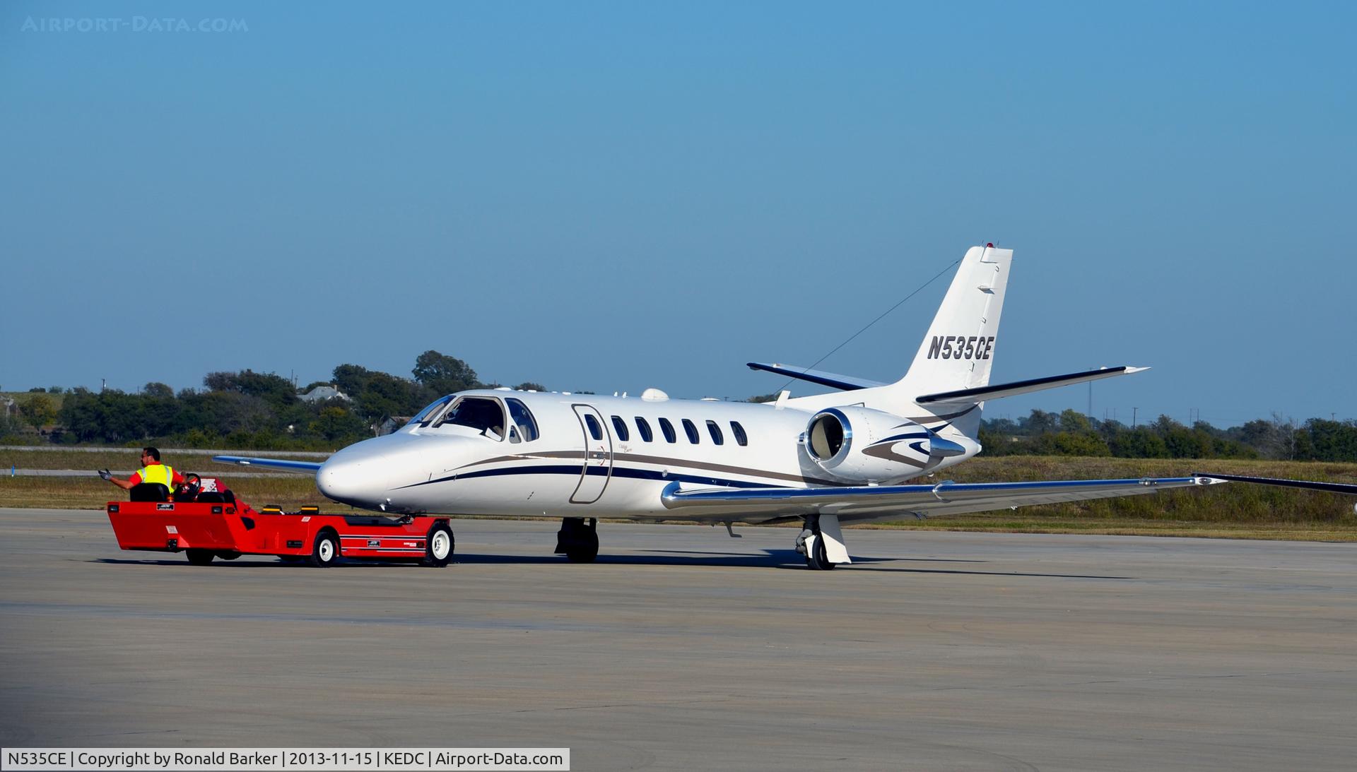 N535CE, 2003 Cessna 560 Citation Encore C/N 560-0635, Towed Austin, TX