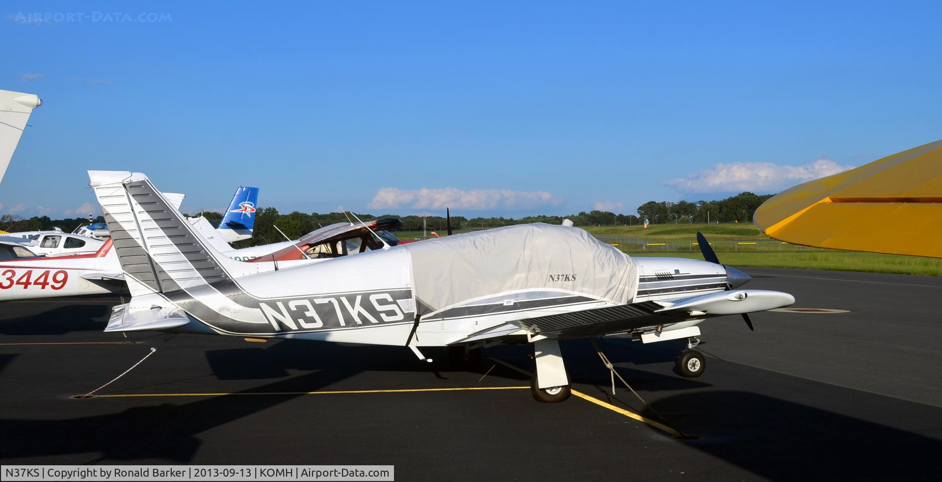 N37KS, 1977 Piper PA-28R-201T Cherokee Arrow III C/N 28R-7703257, Orange, va
