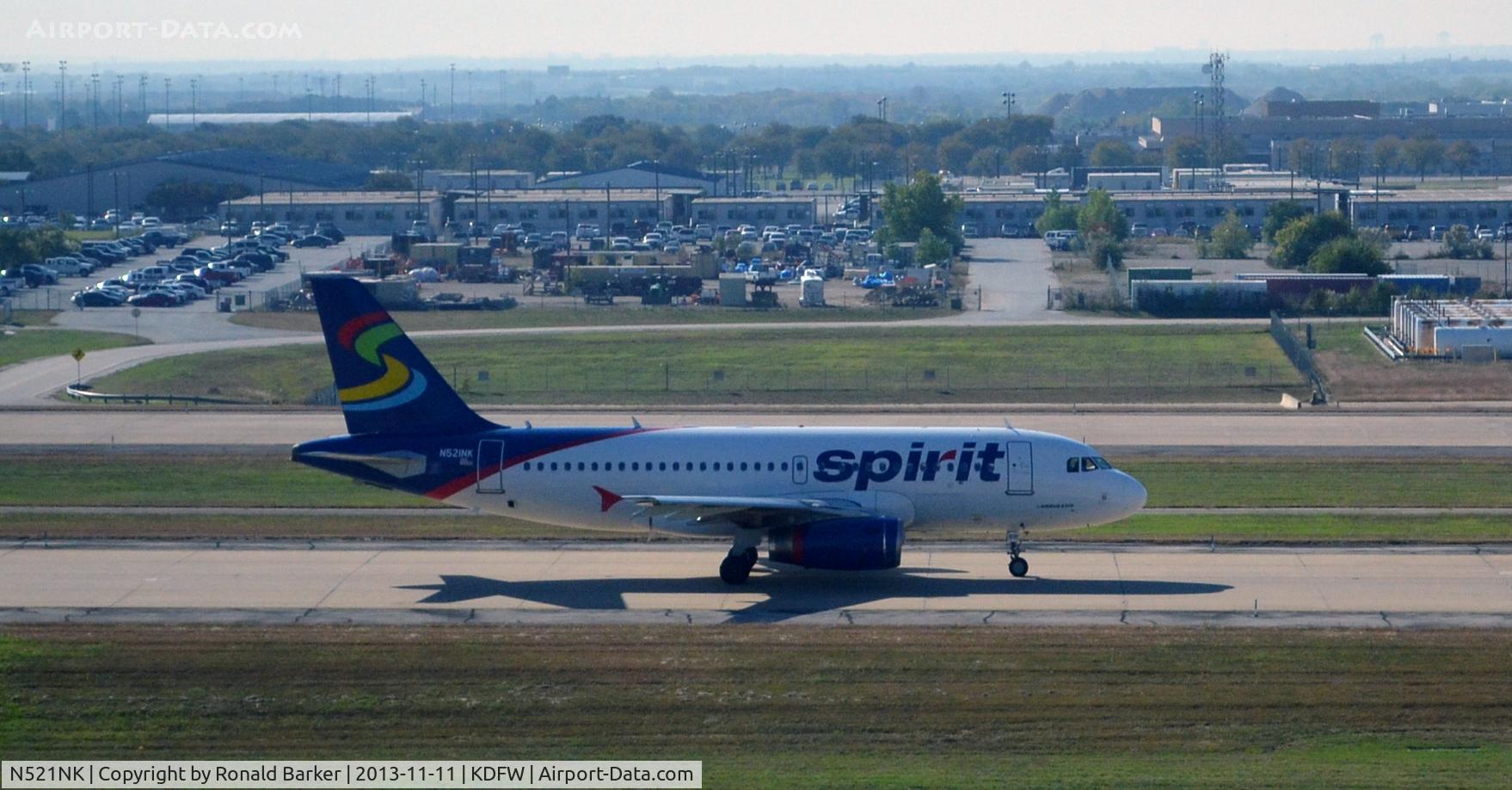 N521NK, 2006 Airbus A319-132 C/N 2797, Taxi DFW