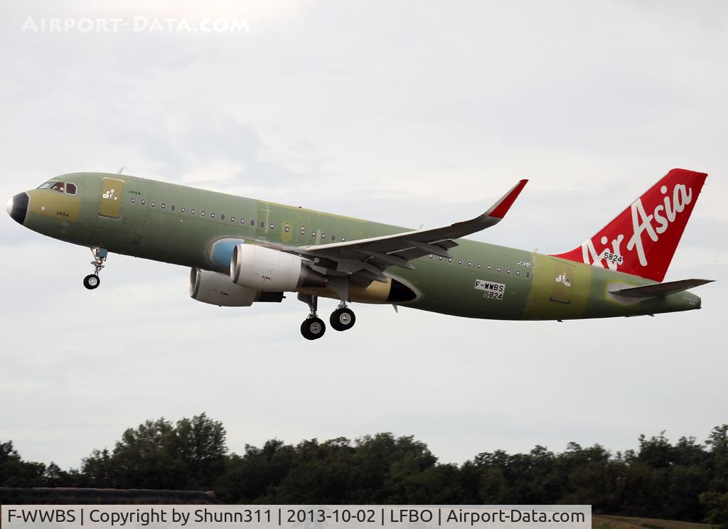 F-WWBS, 2013 Airbus A320-216 C/N 5824, C/n 5824 - For AirAsia as 9M-AQW