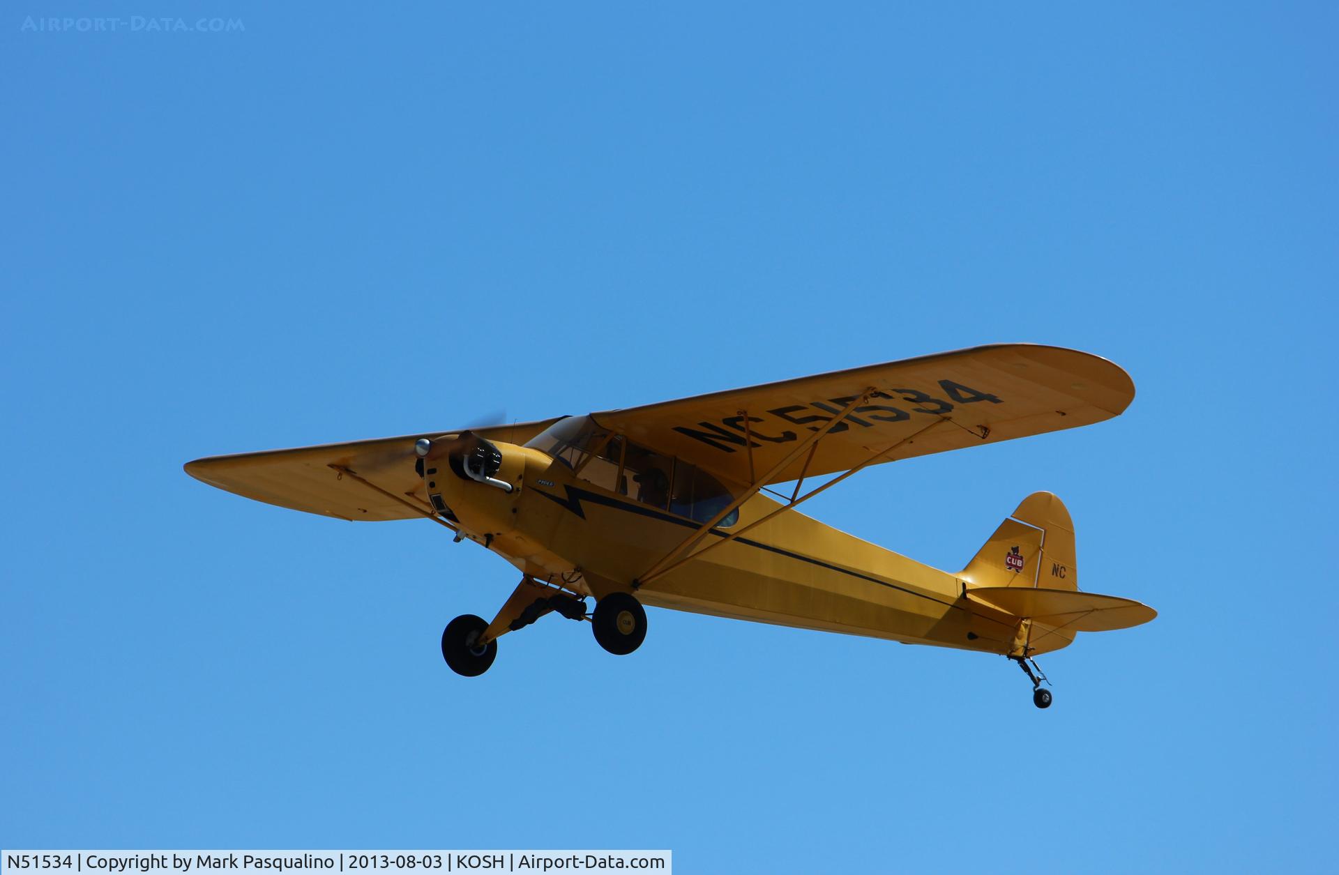 N51534, 1943 Piper J3C-65 Cub C/N 10455, Piper J3C-65