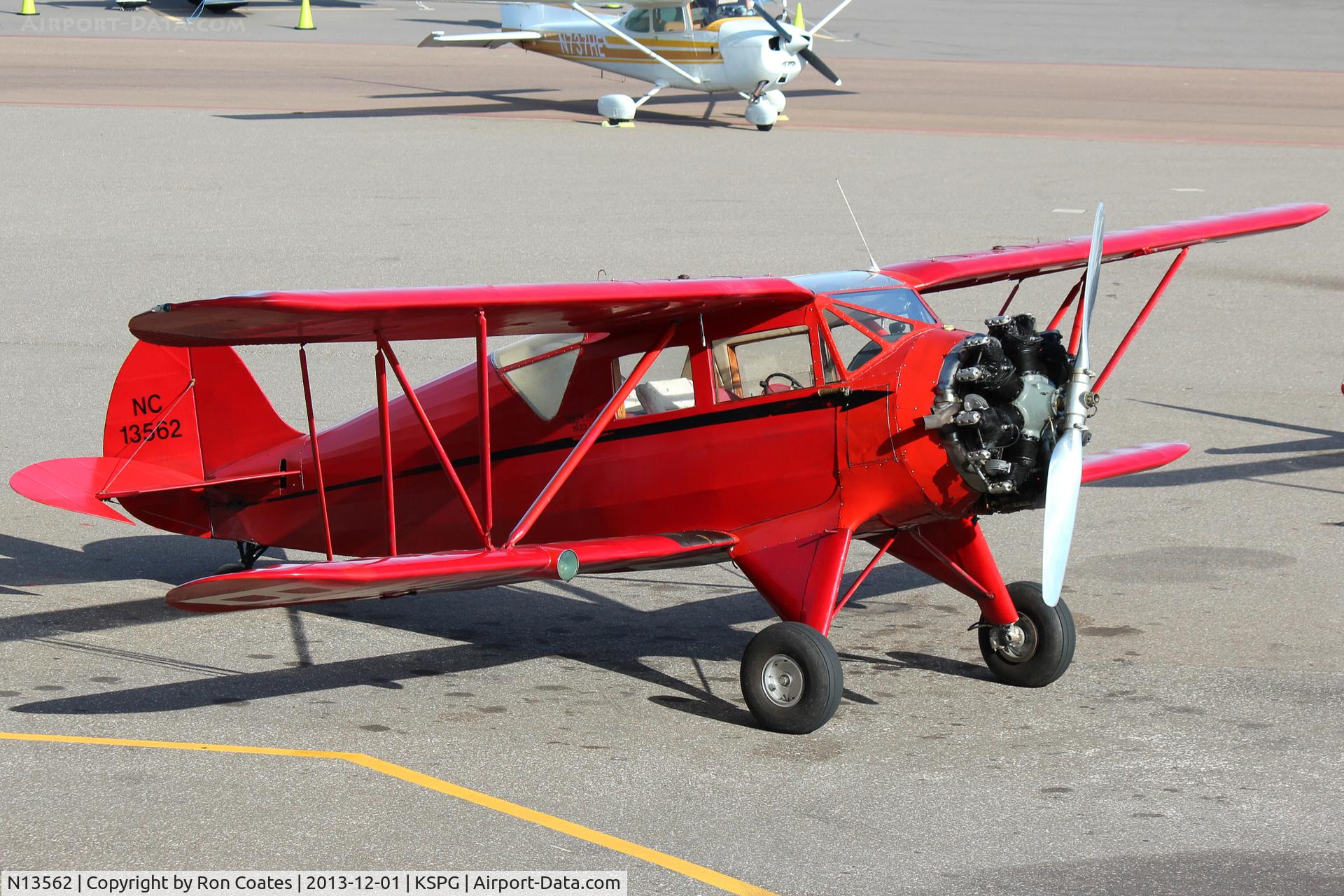 N13562, 1933 Waco UIC C/N 3816, This 1933 Waco sits in the afternoon sun at the Albert Whitted Airport in St Petersburg, Florida