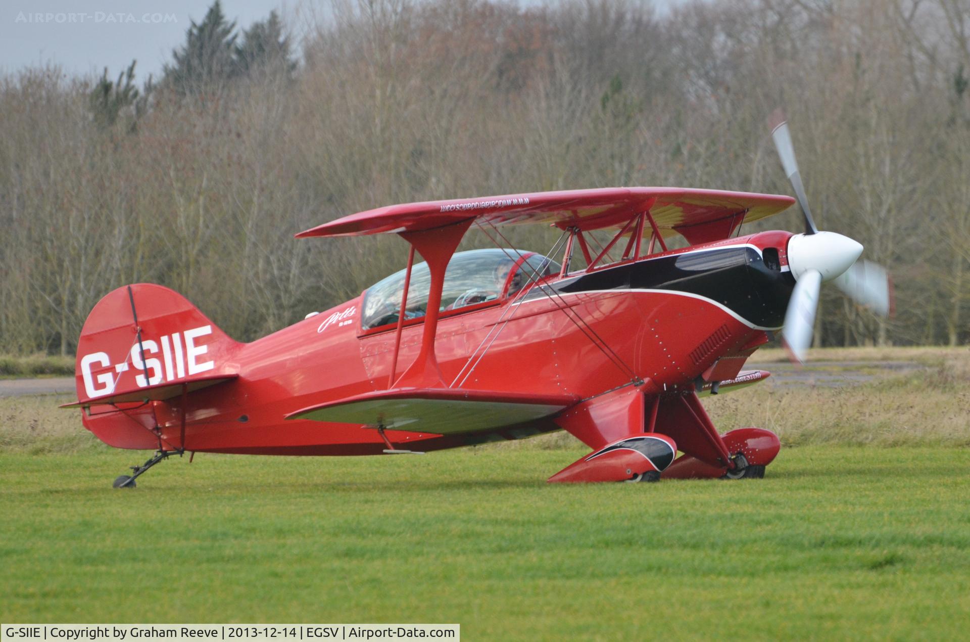 G-SIIE, 1984 Christen Pitts S-2B Special C/N 5057, Just landed.