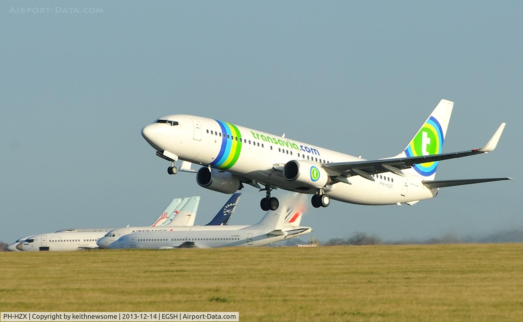 PH-HZX, 2002 Boeing 737-8K2 C/N 28248, Leaving for an air test !