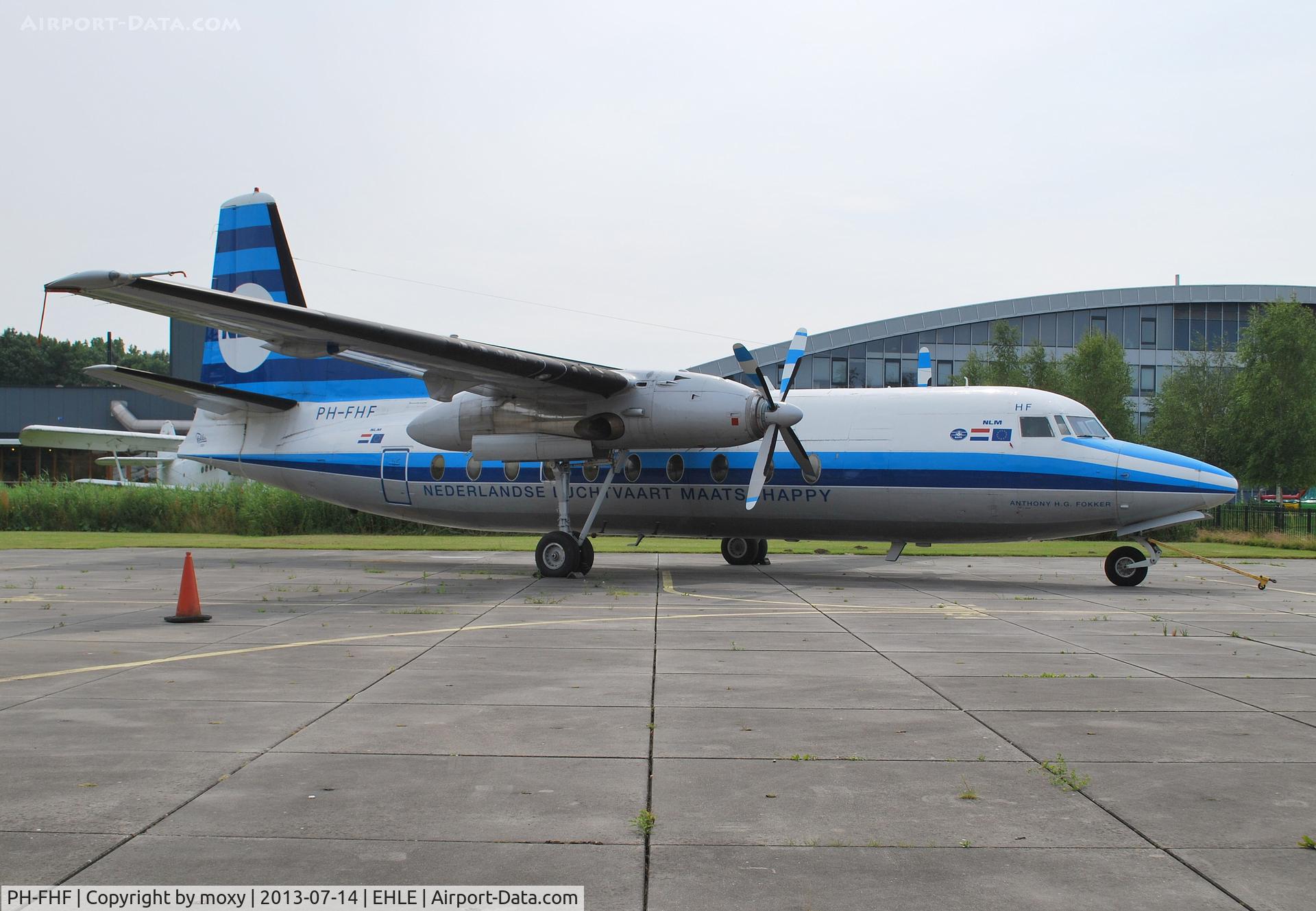 PH-FHF, 1958 Fokker F.27-100 Friendship C/N 10105, Fokker F.27-100 Friendship at Lelystad.
