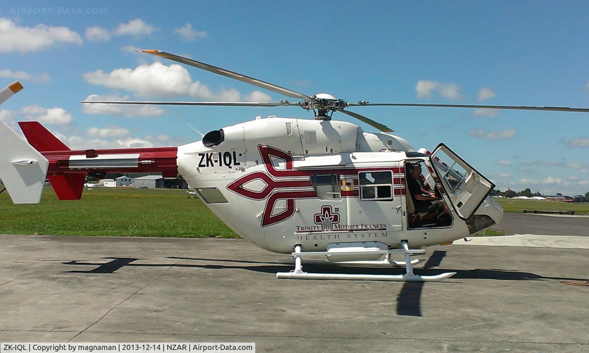 ZK-IQL, Eurocopter-Kawasaki BK-117B-1 C/N 7177, Engine testing at Ardmore