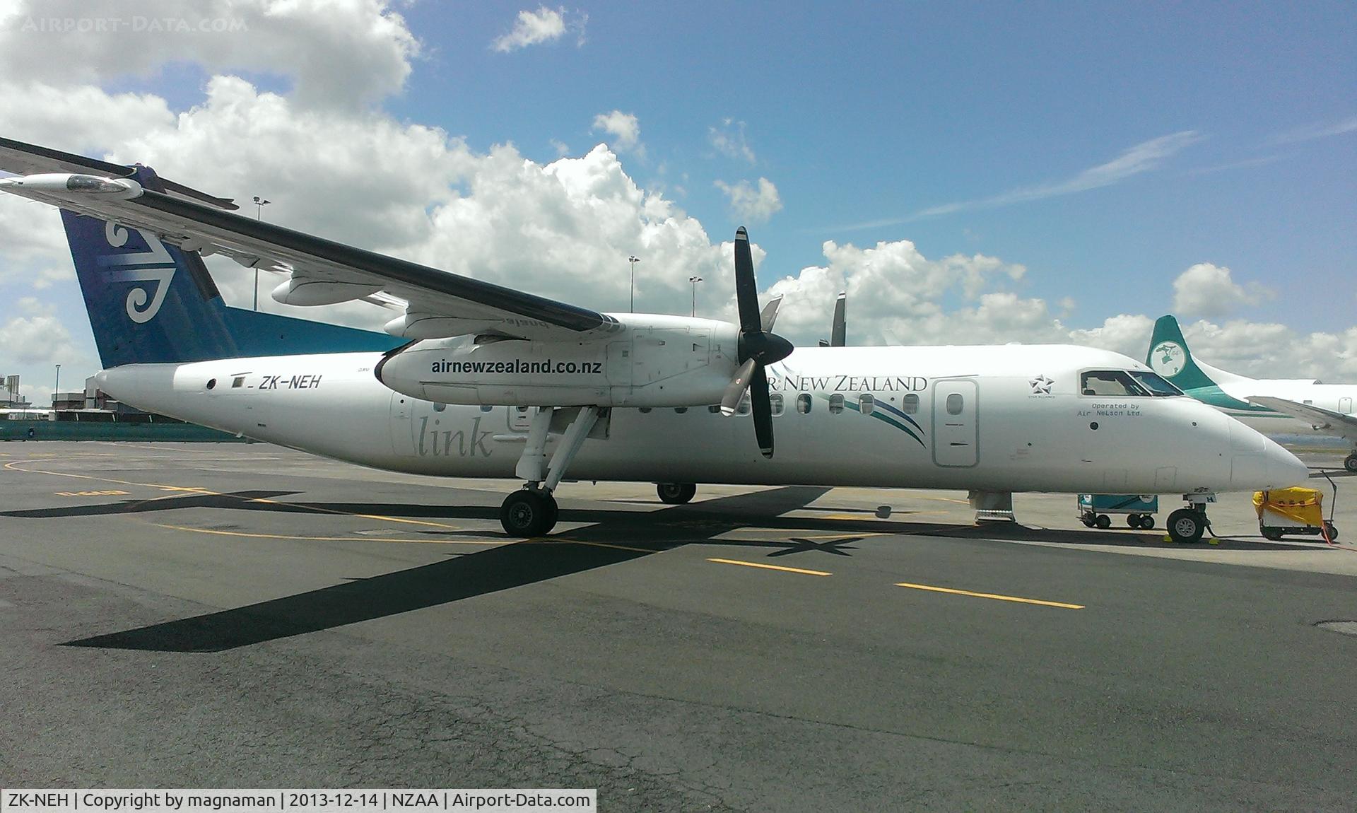 ZK-NEH, 2006 De Havilland Canada DHC-8-311 Dash 8 C/N 623, Awaiting jaffas for a trip out of here