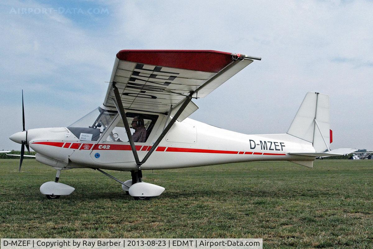 D-MZEF, 2001 Comco Ikarus C42 Cyclone C/N 0102-6314, Comco Ikarus C-42 Cyclone [0102-6314] Tannheim~D 23/08/2013