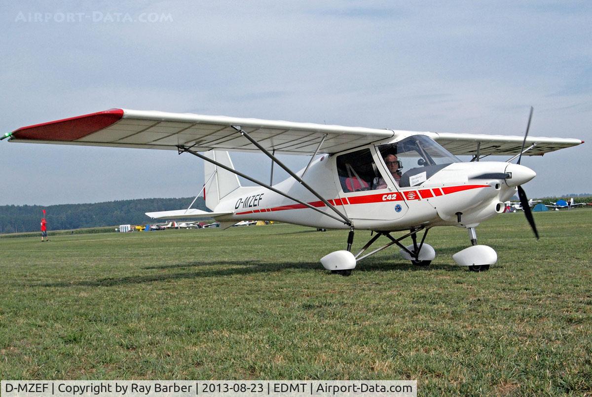 D-MZEF, 2001 Comco Ikarus C42 Cyclone C/N 0102-6314, Comco Ikarus C-42 Cyclone [0102-6314] Tannheim~D 23/08/2013