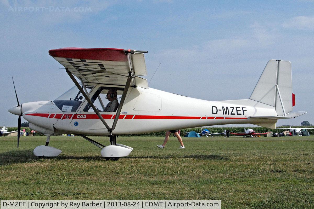 D-MZEF, 2001 Comco Ikarus C42 Cyclone C/N 0102-6314, Comco Ikarus C-42 Cyclone [0102-6314] Tannheim~D 24/08/2013
