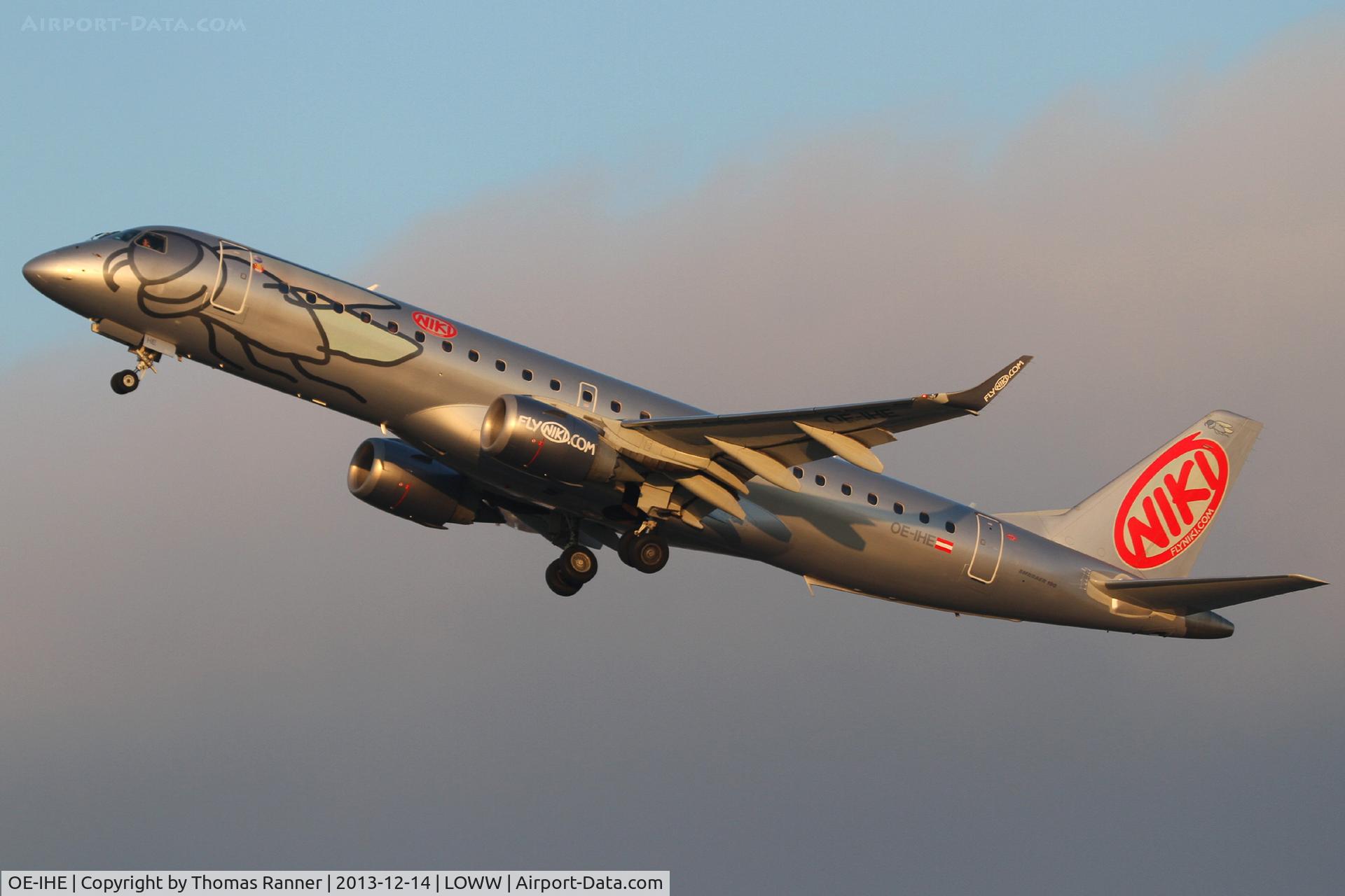 OE-IHE, 2010 Embraer 190LR (ERJ-190-100LR) C/N 19000387, Niki Emb190