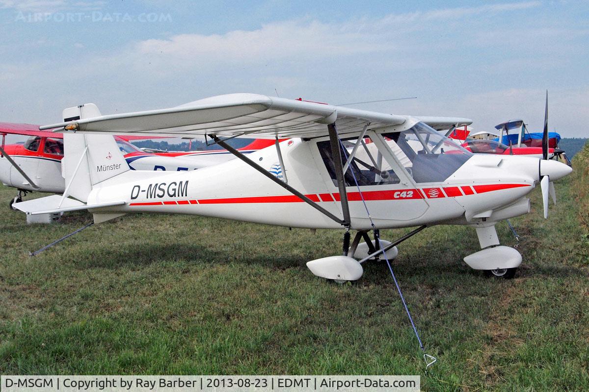 D-MSGM, Comco Ikarus C42 C/N 9806-6120, Comco Ikarus C-42 Cyclone [9806-6120] Tannheim~D 23/08/2013