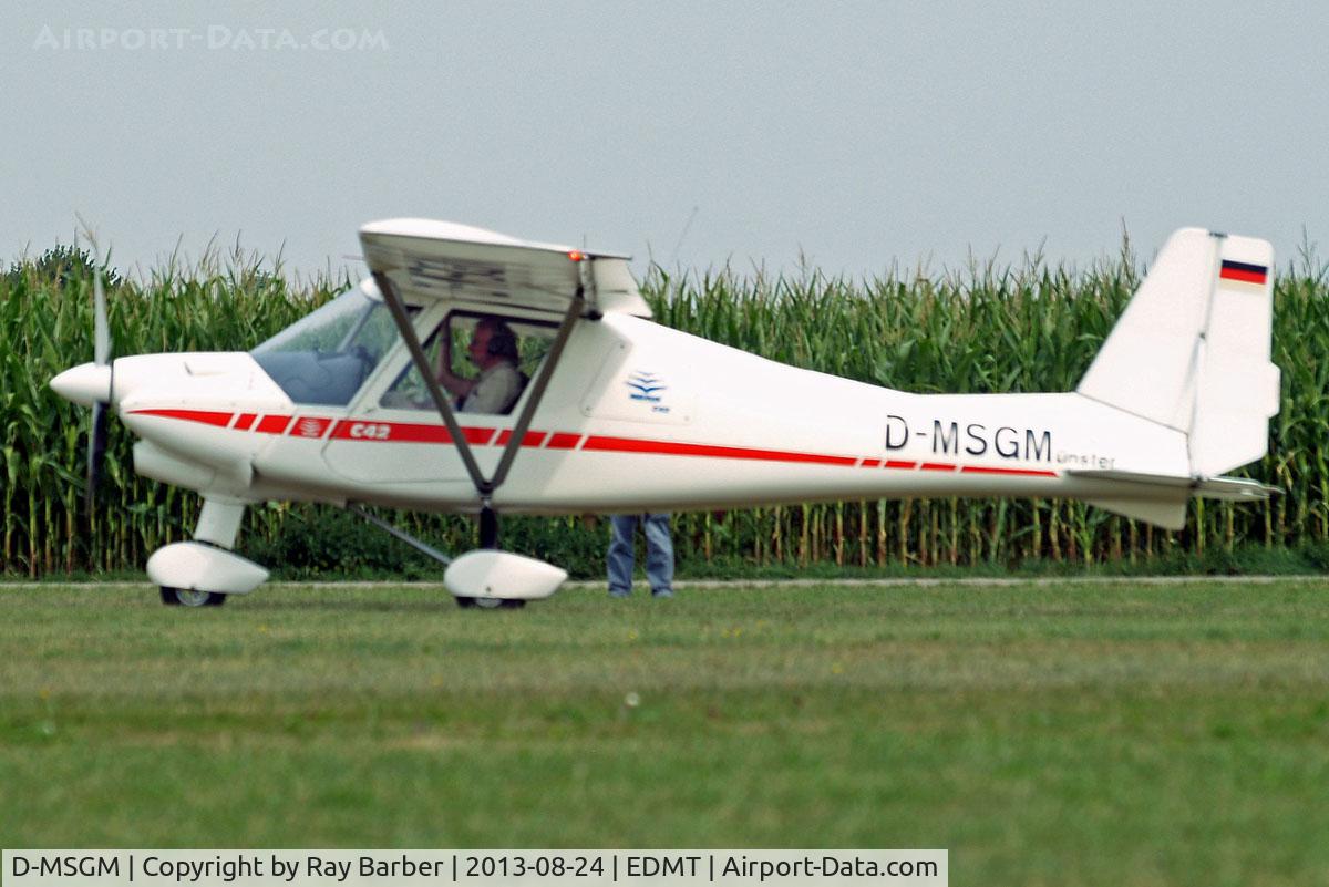 D-MSGM, Comco Ikarus C42 C/N 9806-6120, Comco Ikarus C-42 Cyclone [9806-6120] Tannheim~D 24/08/2013