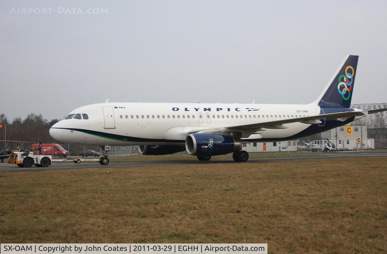 SX-OAM, 2009 Airbus A320-232 C/N 3990, Being towed to paintshop for respray to Aegean livery