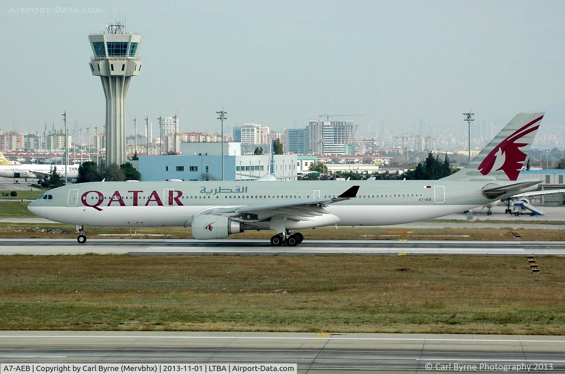 A7-AEB, 2004 Airbus A330-302 C/N 637, Taken from the Fly Inn Shopping Mall.