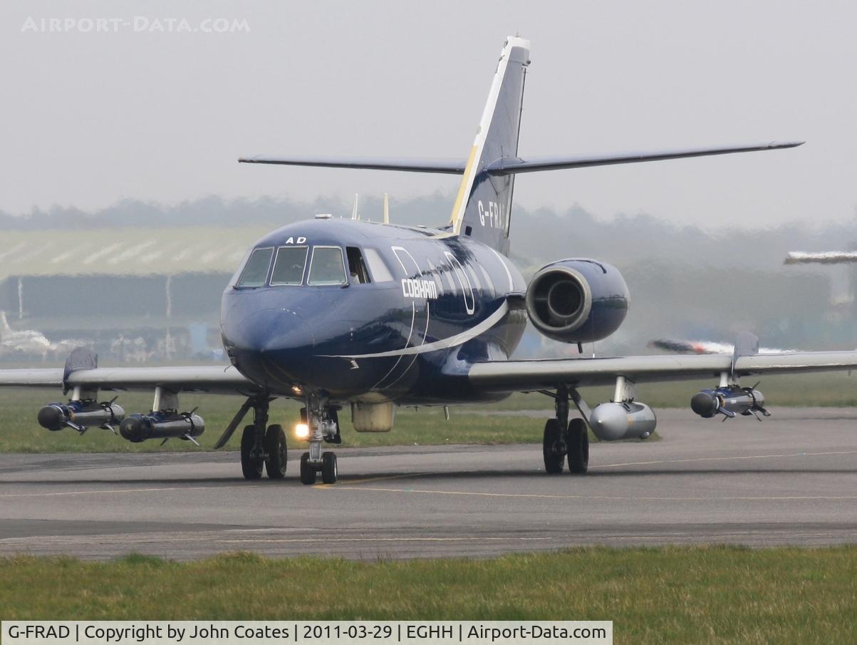 G-FRAD, 1975 Dassault Falcon (Mystere) 20DC C/N 304, Taxiing to depart