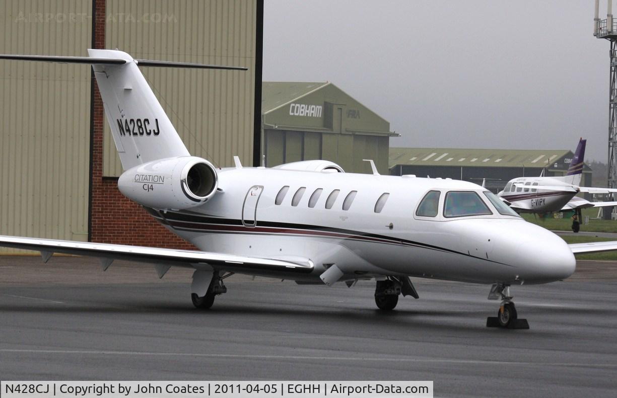 N428CJ, 2011 Cessna 525C CitationJet CJ4 C/N 525C-0028, At Citation Centre