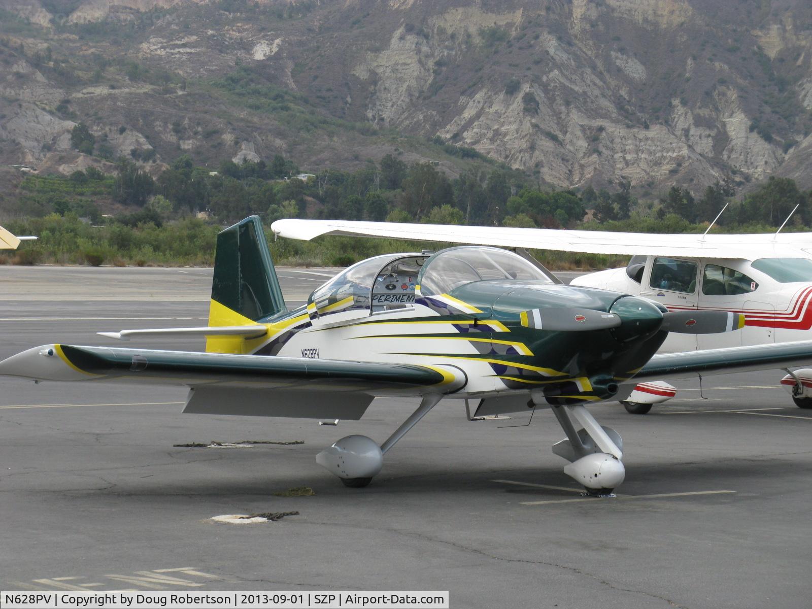 N628PV, 2000 Vans RV-6A C/N 24279, 2000 Rosales SPECIAL VAN's RV-6A, Lycoming O-360 180 Hp