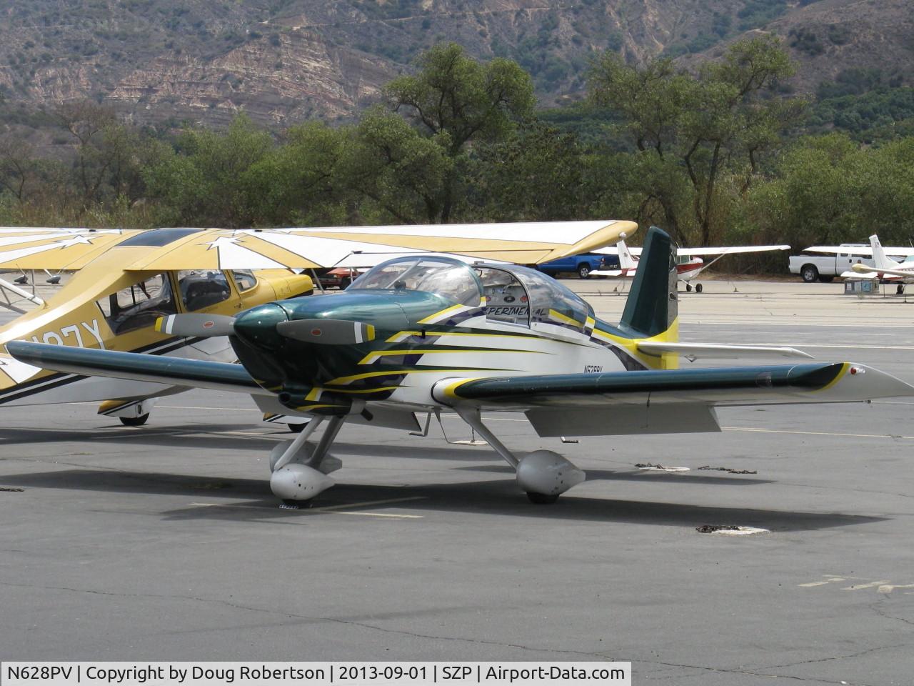 N628PV, 2000 Vans RV-6A C/N 24279, 2000 Rosales SPECIAL VAN's RV-6A, Lycoming O-360 180 Hp