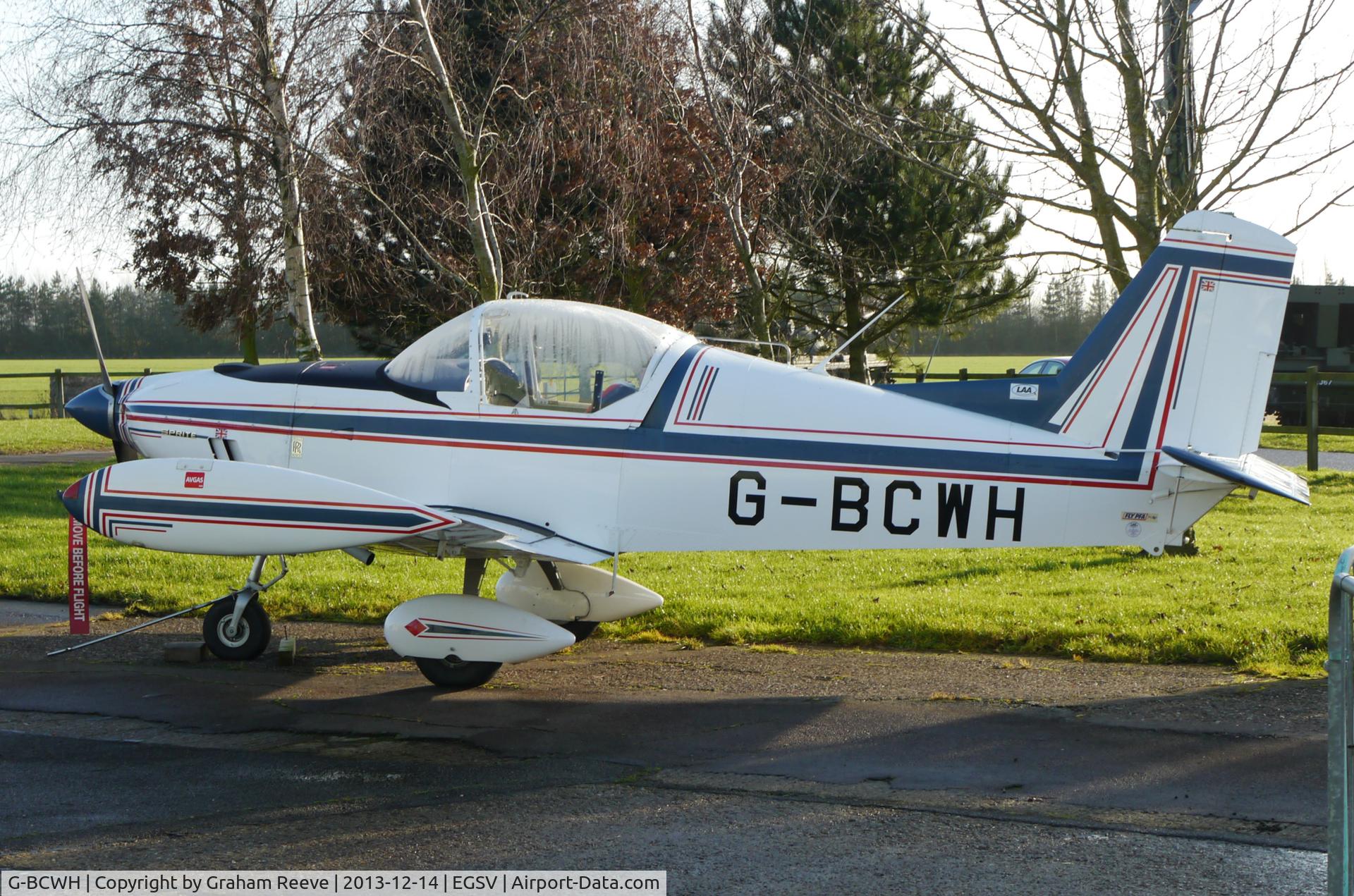 G-BCWH, 1978 Practavia Sprite C/N PFA 1366, Parked at Old Buckenham.