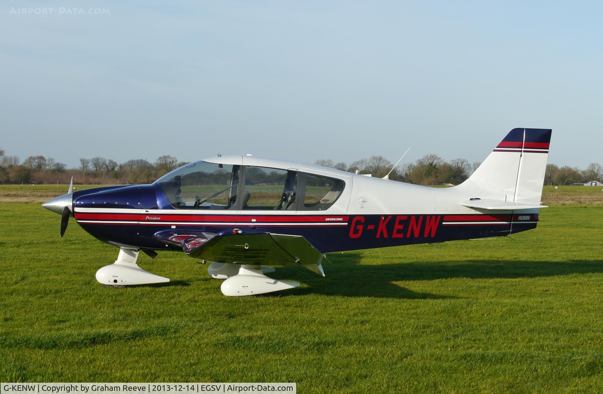 G-KENW, 2002 Robin DR-400-500 President C/N 39, Parked at Old Buckenham.