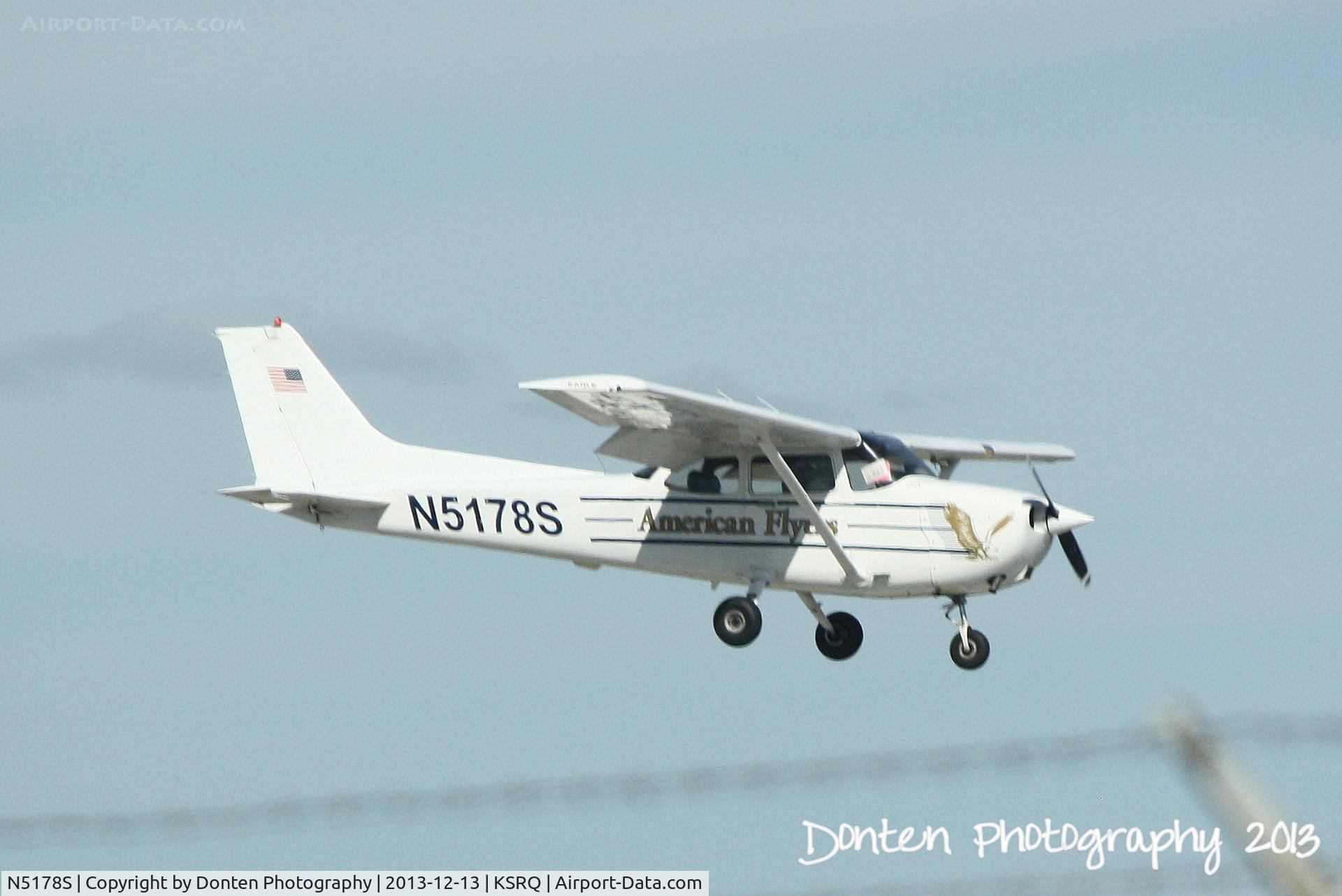 N5178S, 2002 Cessna 172R C/N 17281097, Cessna Skyhawk (N5178S) arrives at Sarasota-Bradenton International Airport following a flight from Venice Municipal Airport