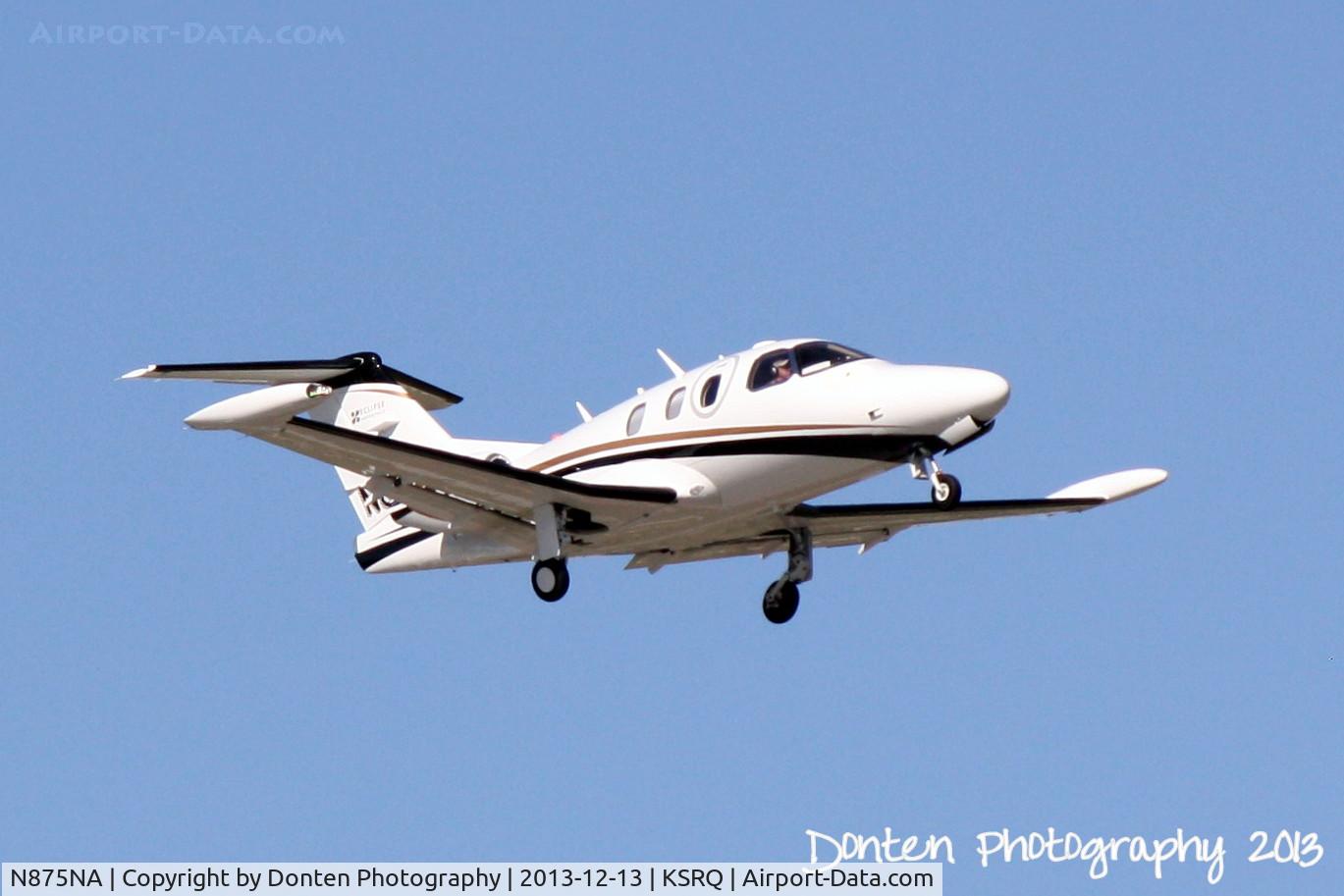 N875NA, 2007 Eclipse Aviation Corp EA500 C/N 000018, Eclipse 500 (N875NA) arrives at Sarasota-Bradenton International Airport