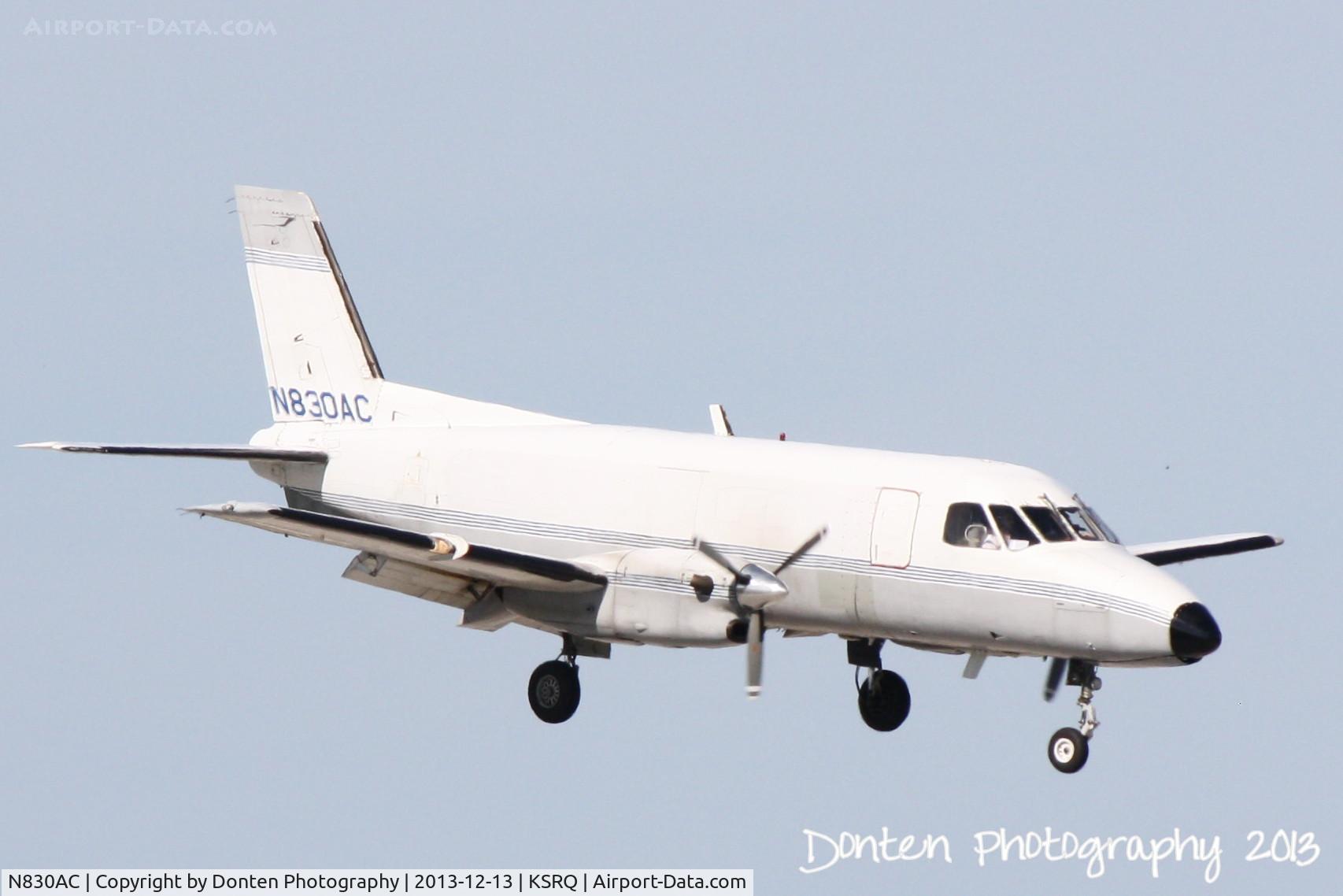 N830AC, 1979 Embraer EMB-110P1 Bandeirante C/N 110 205, Agape Flights (N830AC) on approach to Sarasota-Bradenton International Airport following a flight from La Isabela International Airport