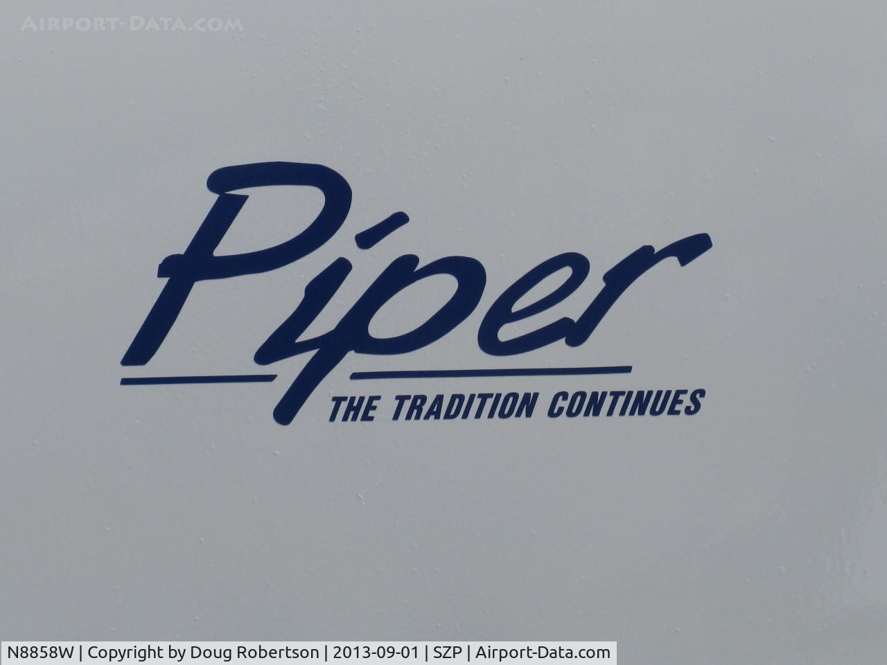 N8858W, 1964 Piper PA-28-235 C/N 28-10412, 1964 Piper PA-28-235 CHEROKEE 235, Lycoming O-540-B4B5 235 Hp, logo