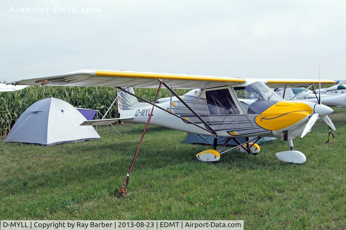 D-MYLL, 2002 Comco Ikarus C42 C/N 0201-6424, Comco Ikarus C-42 Cyclone [0201-6424] Tannheim~D 23/08/2013