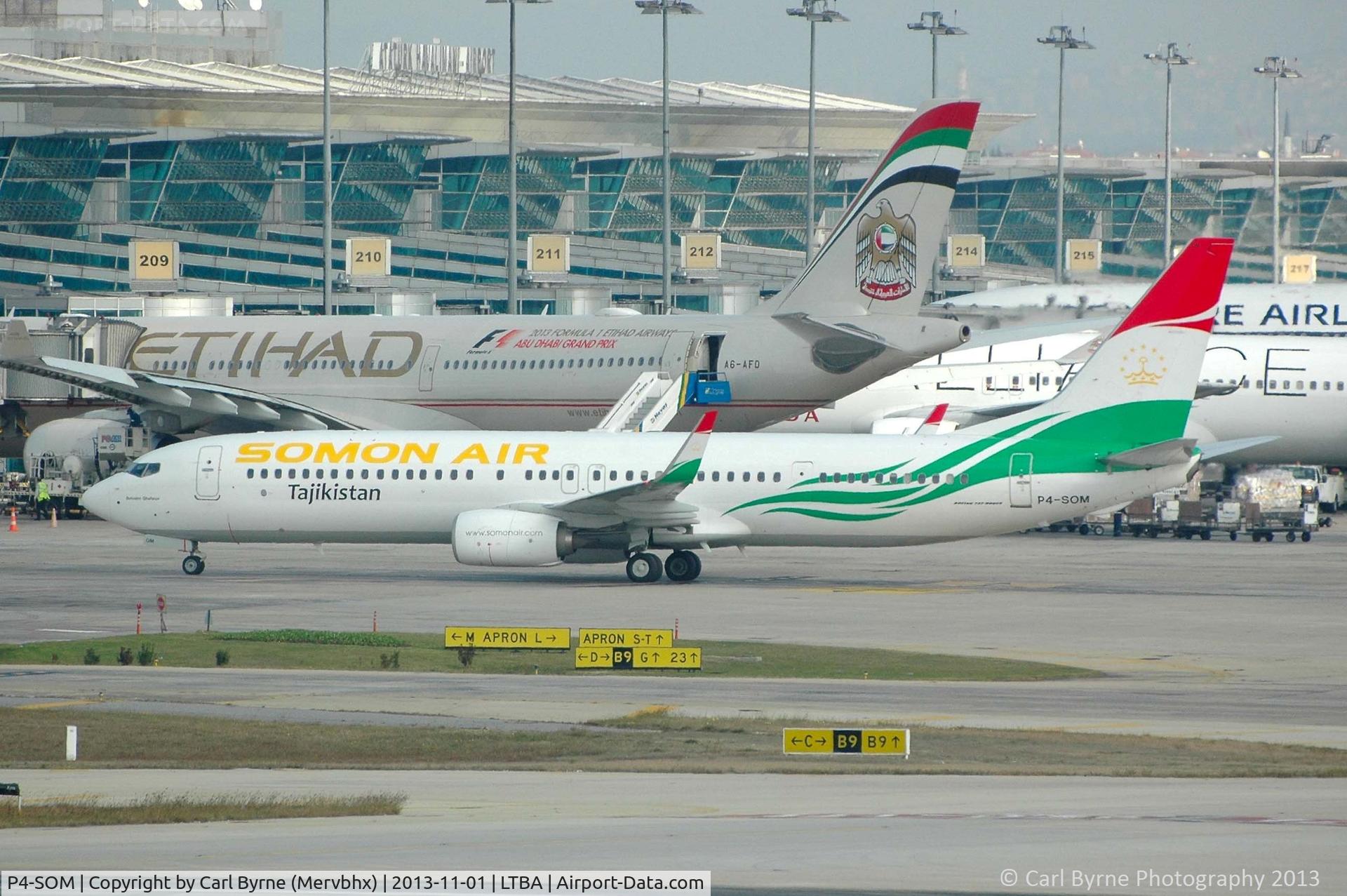 P4-SOM, 2011 Boeing 737-93Y/ER C/N 40889, Taken from the Fly Inn Shopping Mall.