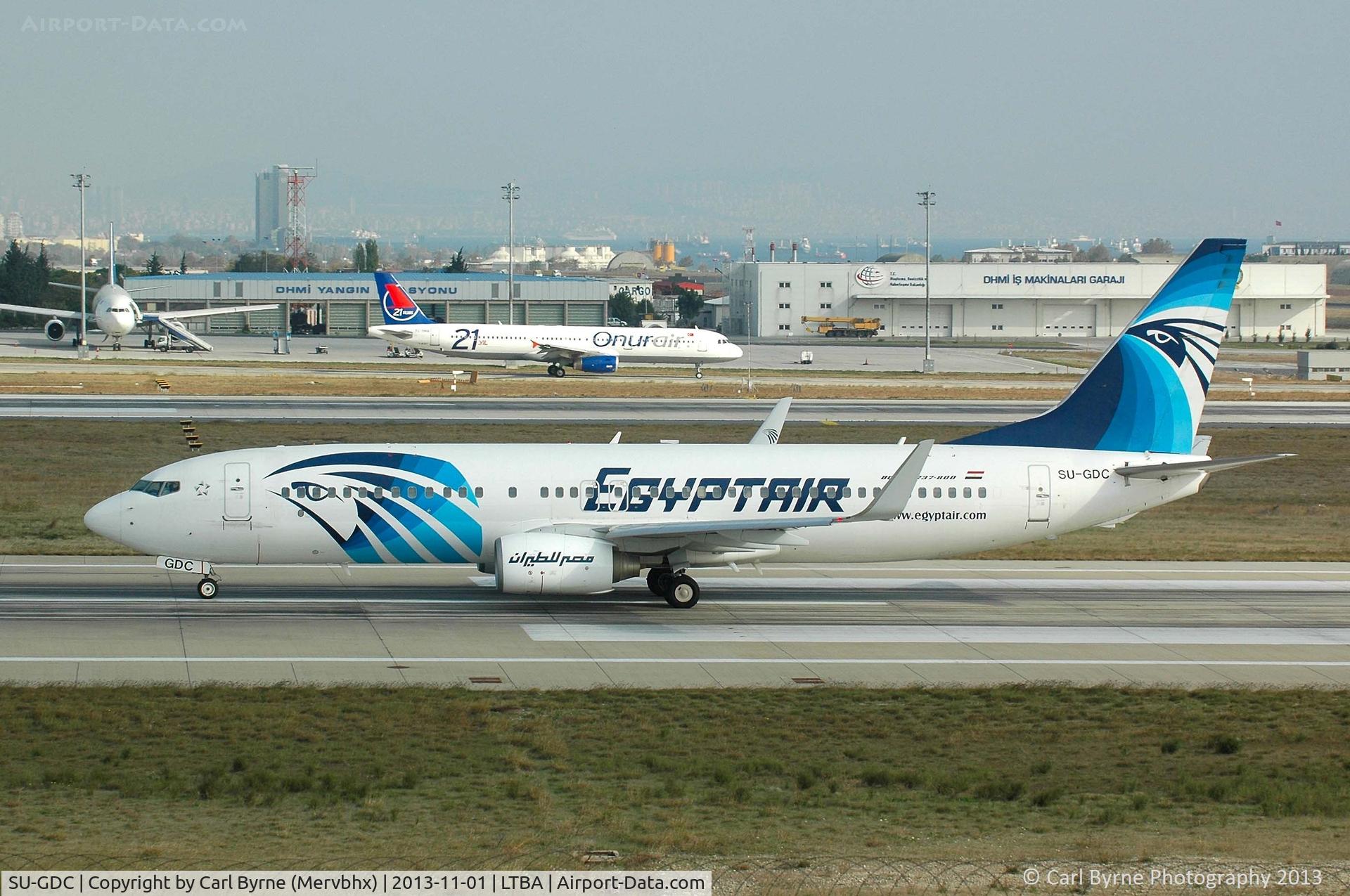 SU-GDC, 2009 Boeing 737-866 C/N 35564, Taken from the Fly Inn Shopping Mall.