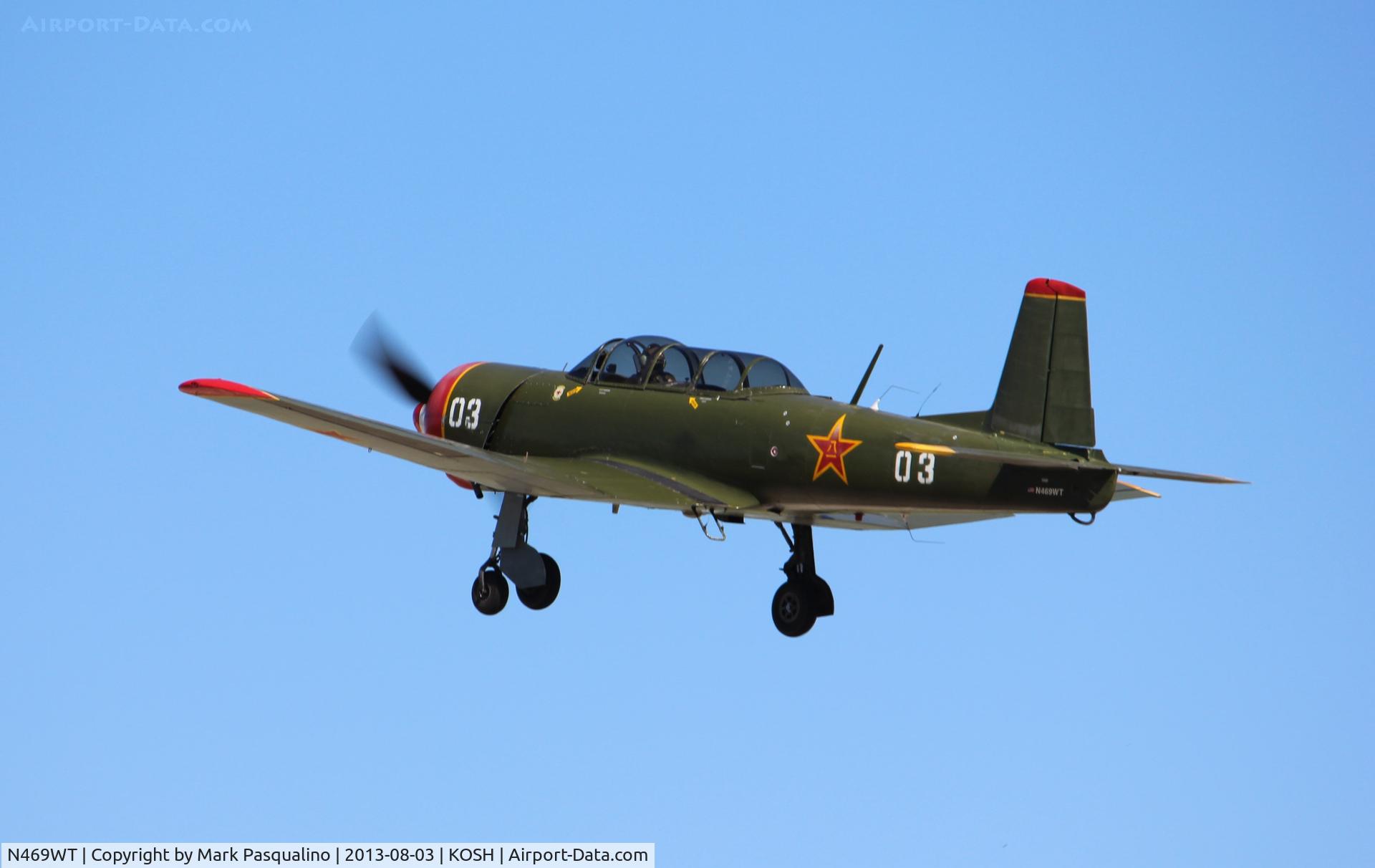 N469WT, 1985 Nanchang CJ-6A C/N 4132024, Nanchang CJ-6A