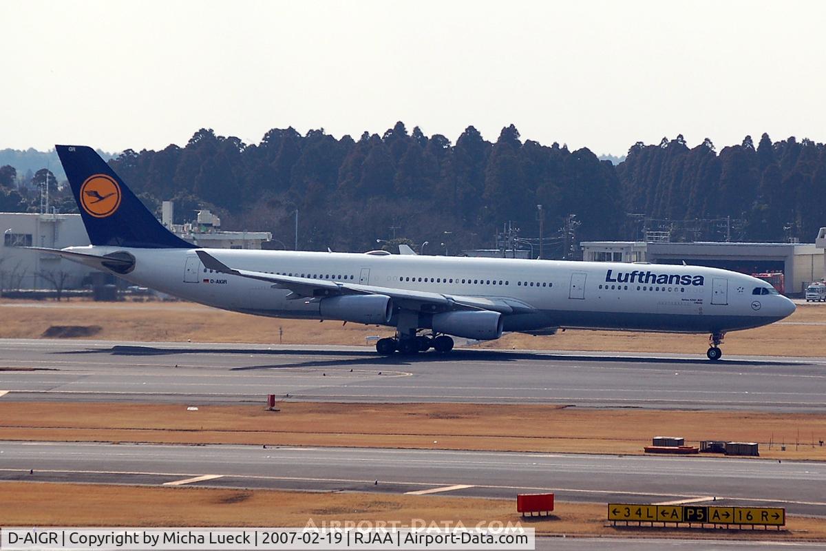 D-AIGR, 1999 Airbus A340-313X C/N 274, At Narita