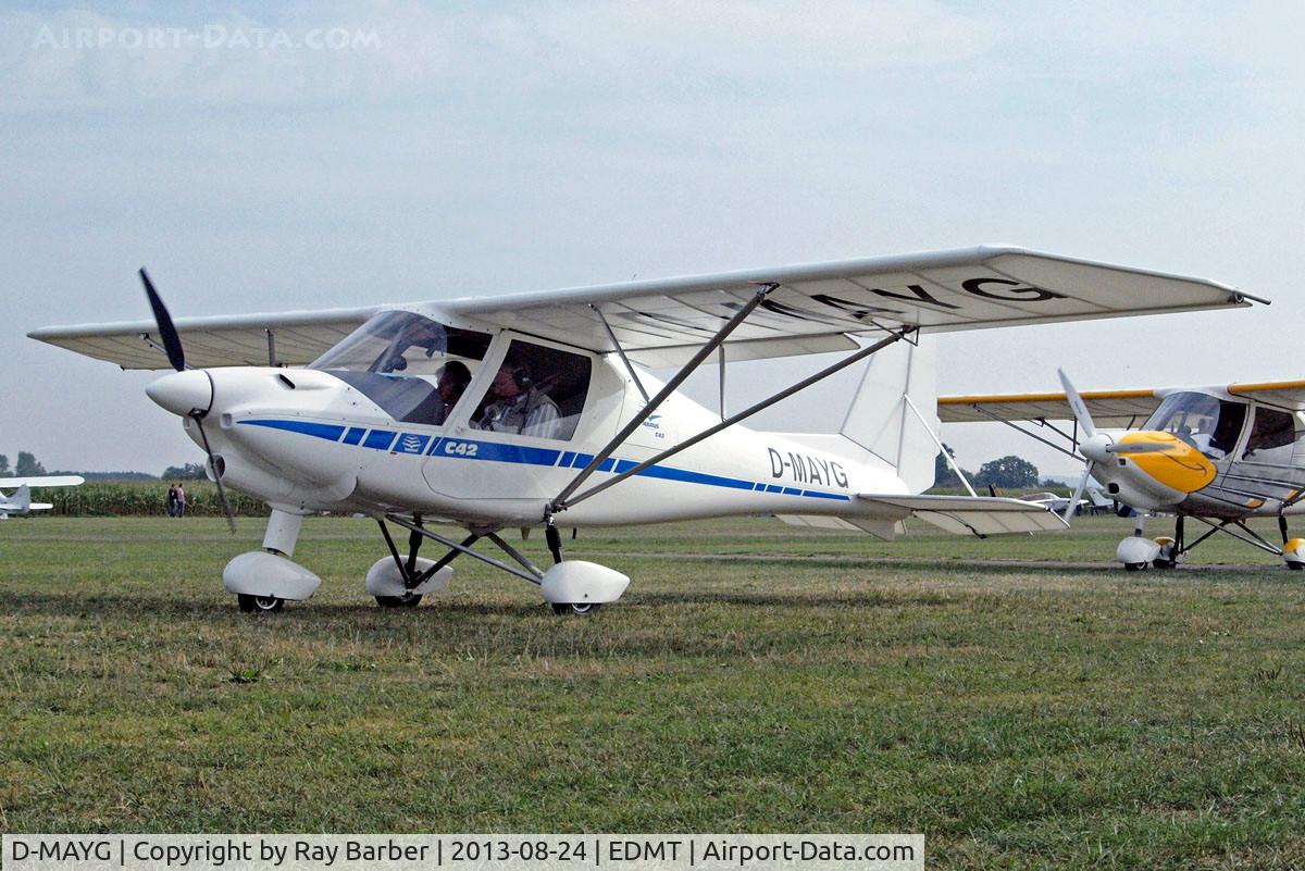 D-MAYG, Comco Ikarus C42 C/N Not found D-MAYG, Comco Ikarus C-42 Cyclone [Unknown] Tannheim~D 24/08/2013