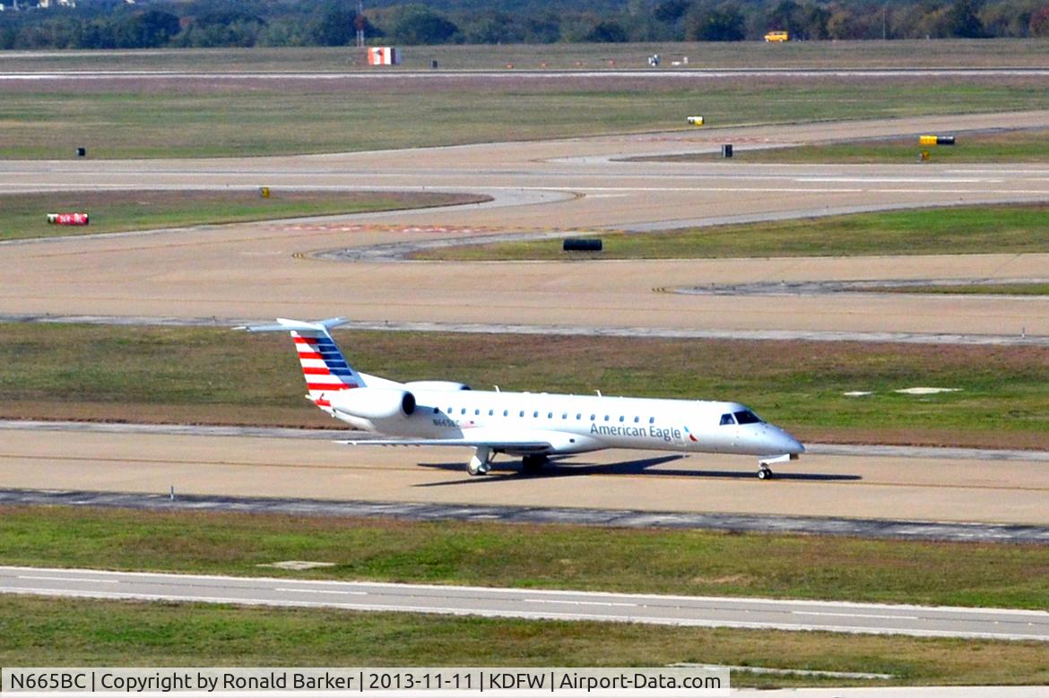 N665BC, 2004 Embraer ERJ-145LR (EMB-145LR) C/N 145783, Taxi DFW