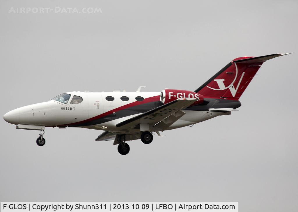 F-GLOS, 2009 Cessna 510 Citation Mustang Citation Mustang C/N 510-0169, Landing rwy 32L