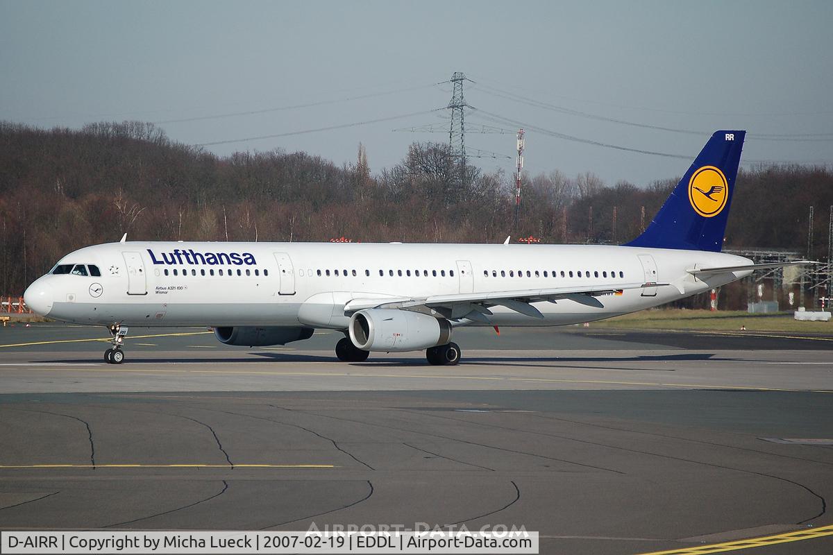 D-AIRR, 1995 Airbus A321-131 C/N 0567, At Düsseldorf