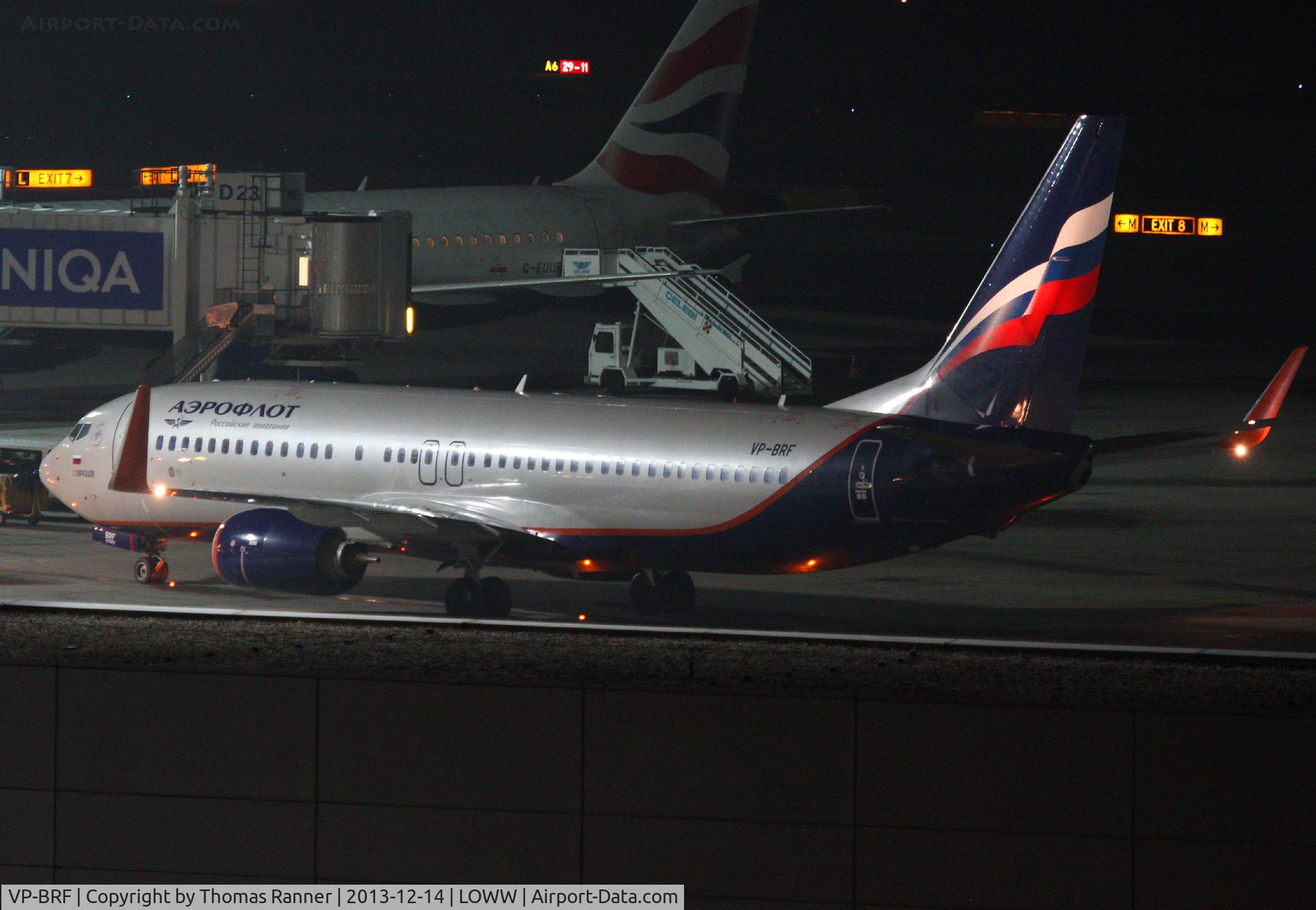 VP-BRF, 2013 Boeing 737-8LJ C/N 41195, Aeroflot B737