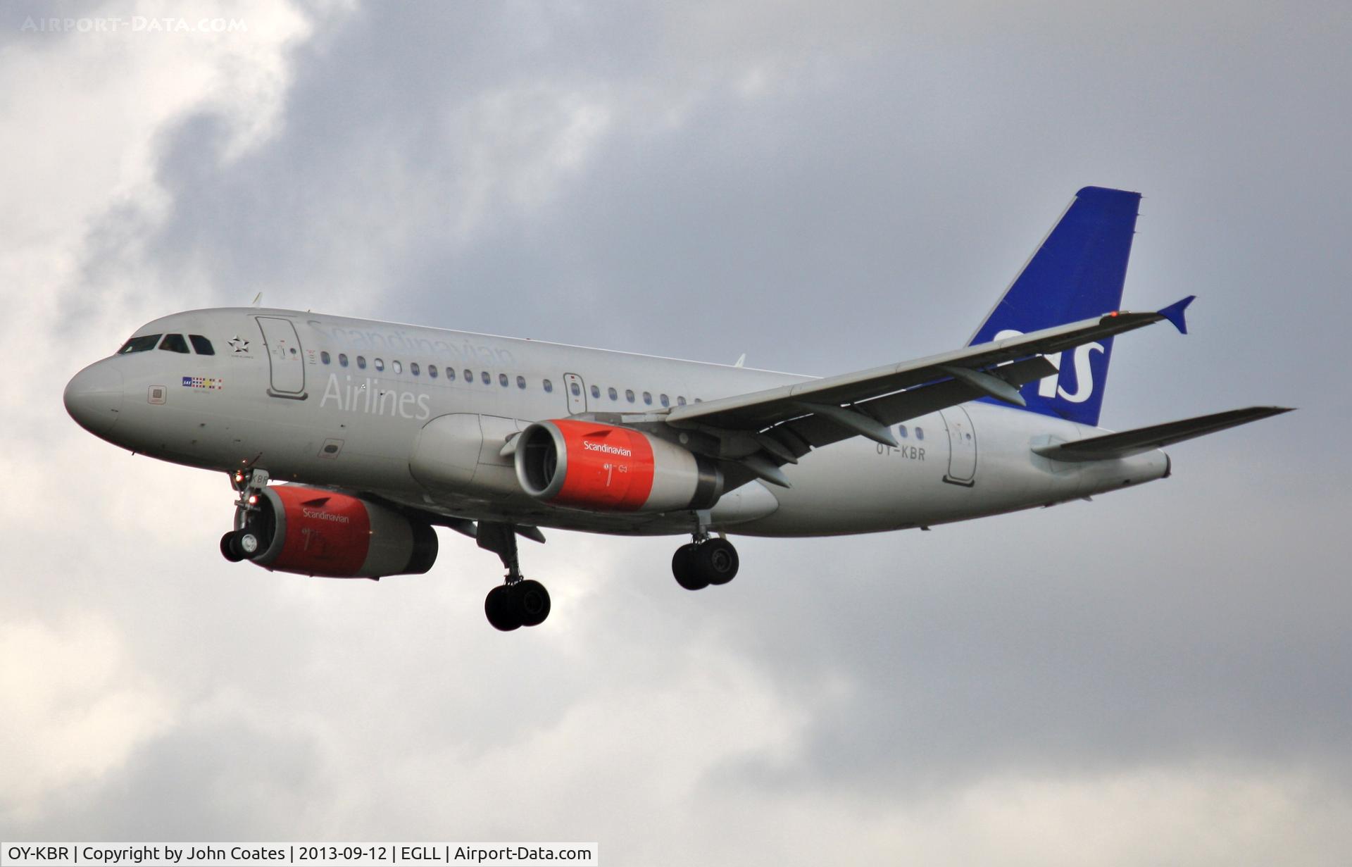 OY-KBR, 2007 Airbus A319-132 C/N 3231, On approach to 27L