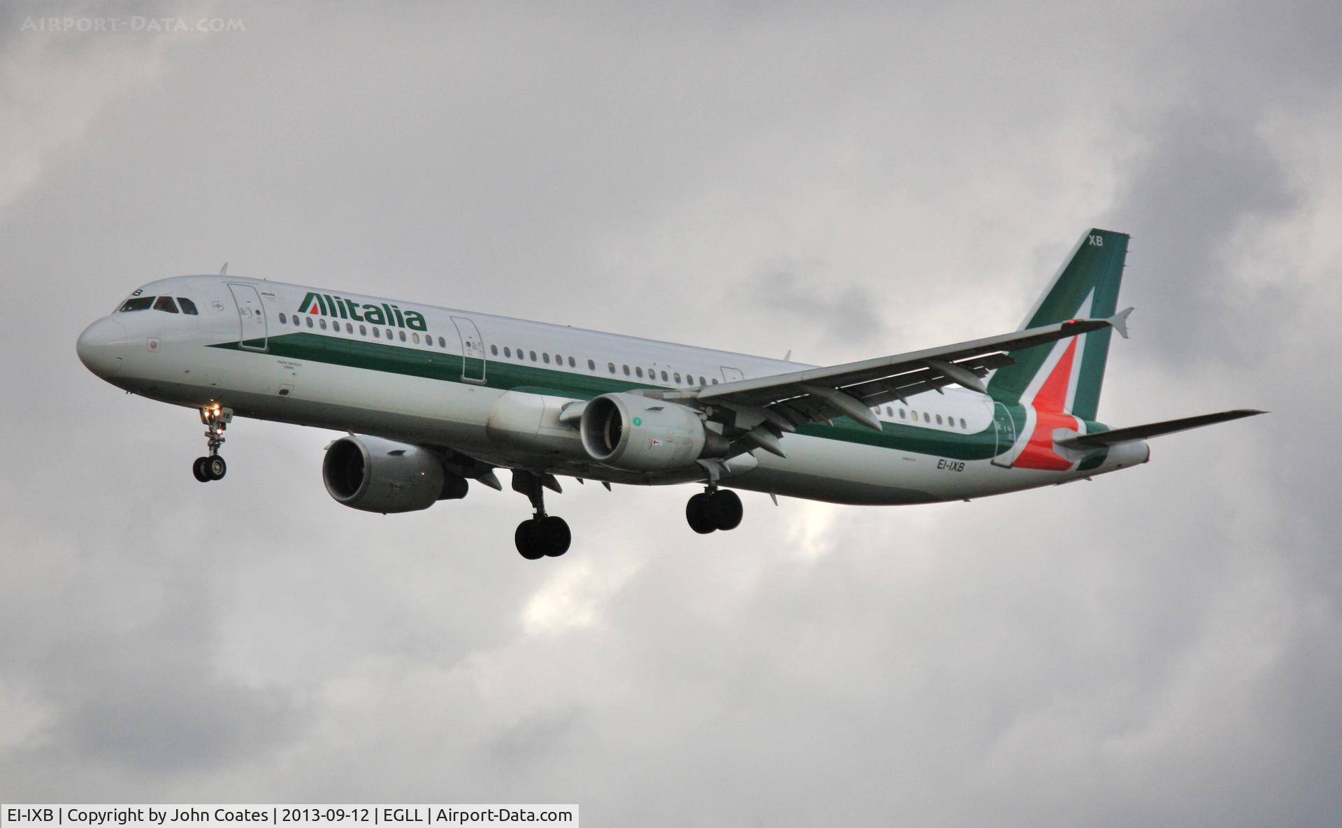 EI-IXB, 1995 Airbus A321-112 C/N 524, Finals to 27B