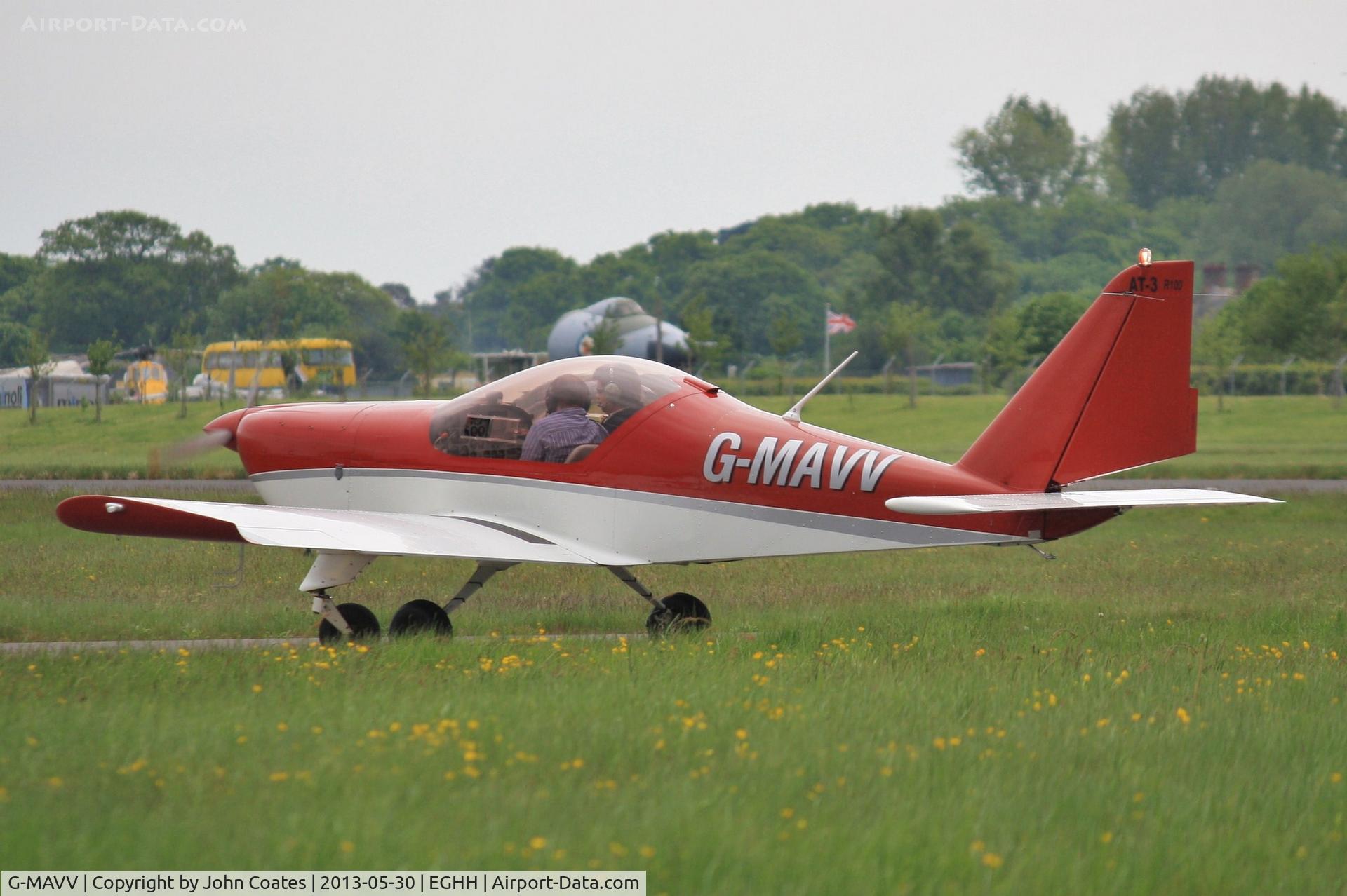 G-MAVV, 2007 Aero AT-3 R100 C/N AT3-025, Waiting to depart