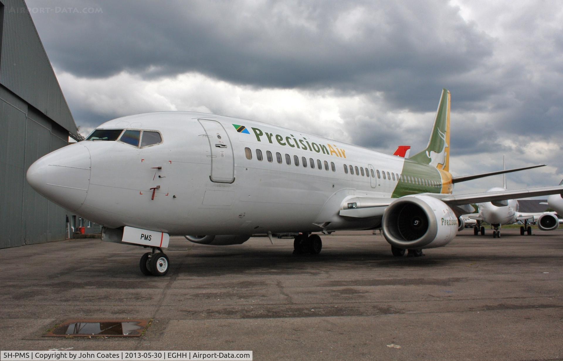5H-PMS, 1999 Boeing 737-36N C/N 28596, At European after arrival