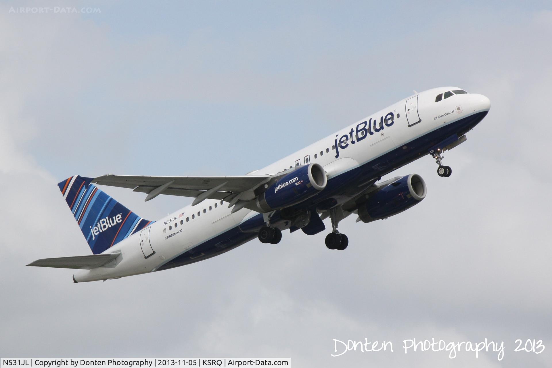N531JL, 2001 Airbus A320-232 C/N 1650, JetBlue Flight 164 (N531JL) 